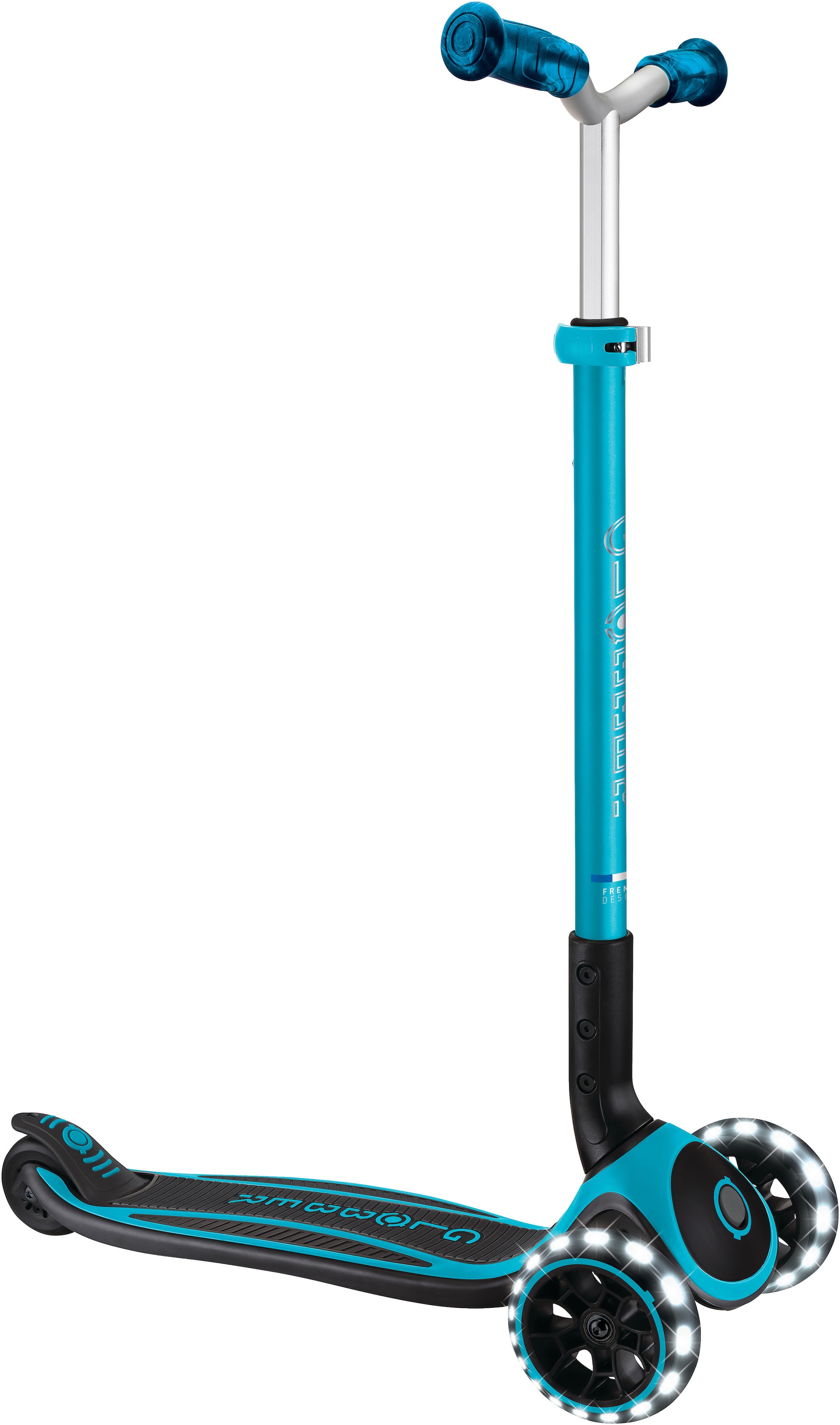 Globber Tretroller »ACE LIGHTS, mit Leuchtrollen«