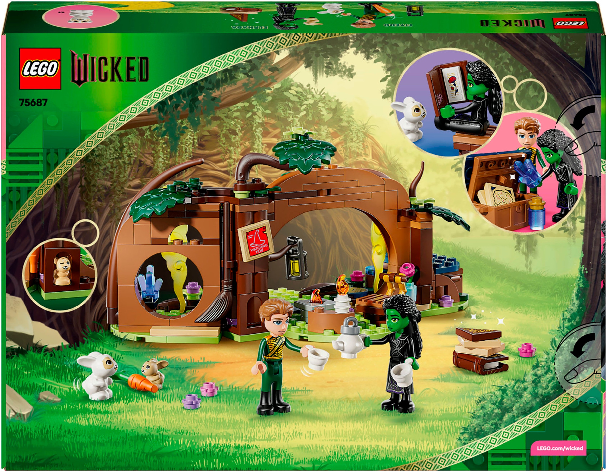 LEGO® Konstruktionsspielsteine »Elphabas Versteck (75687), LEGO Wicked« Made in Europe