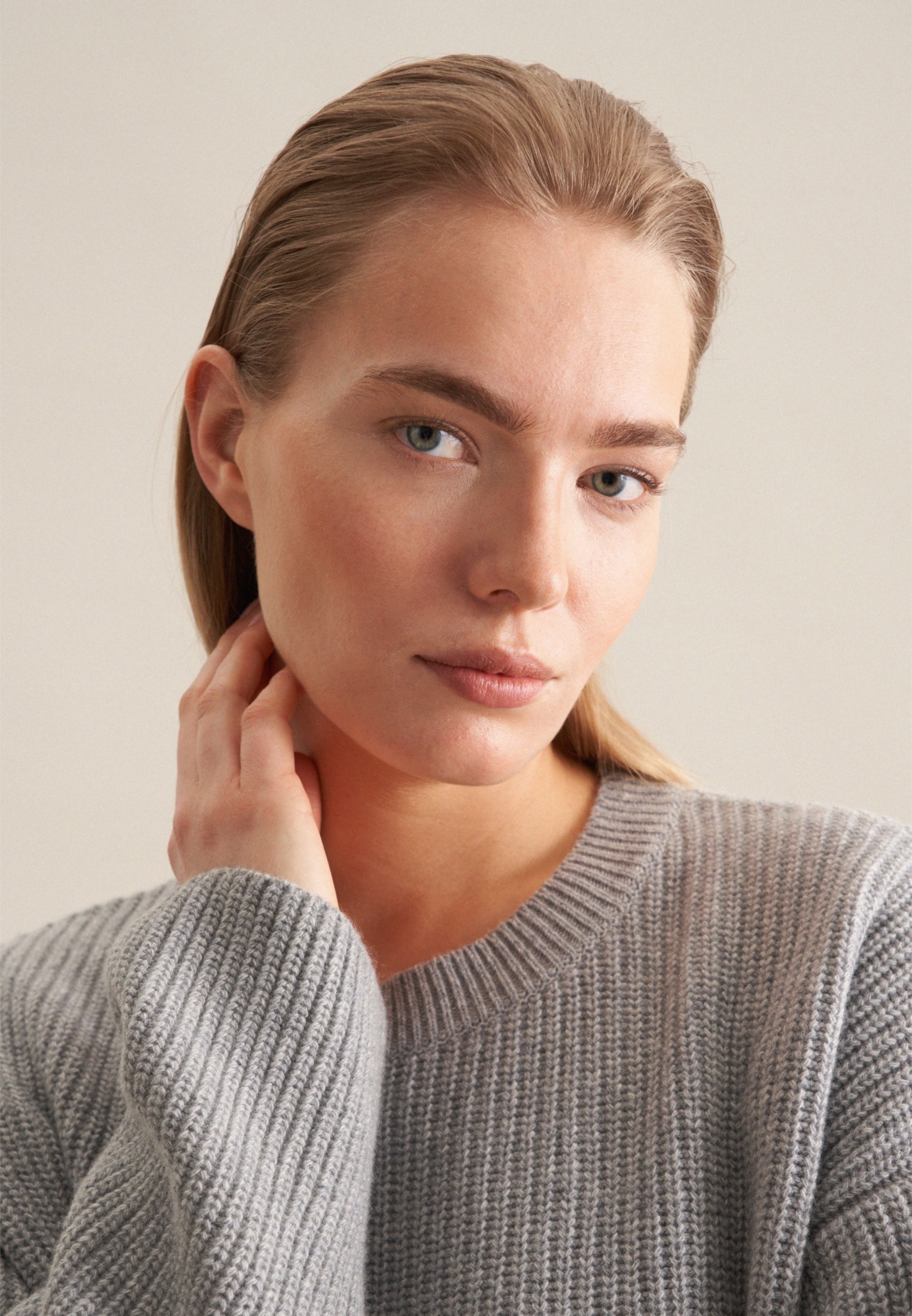 seidensticker Strickpullover »Schwarze Rose«, Langarm Rundhals Uni