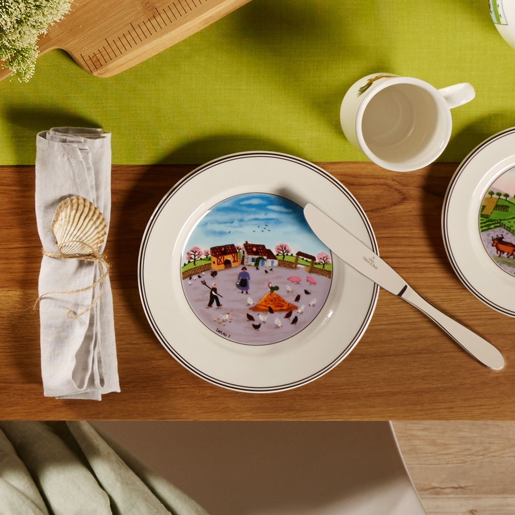 Villeroy & Boch Frühstücksteller »Frühstücksteller Kollektion Design Naif ø 21 cm 6er Set bunt«
