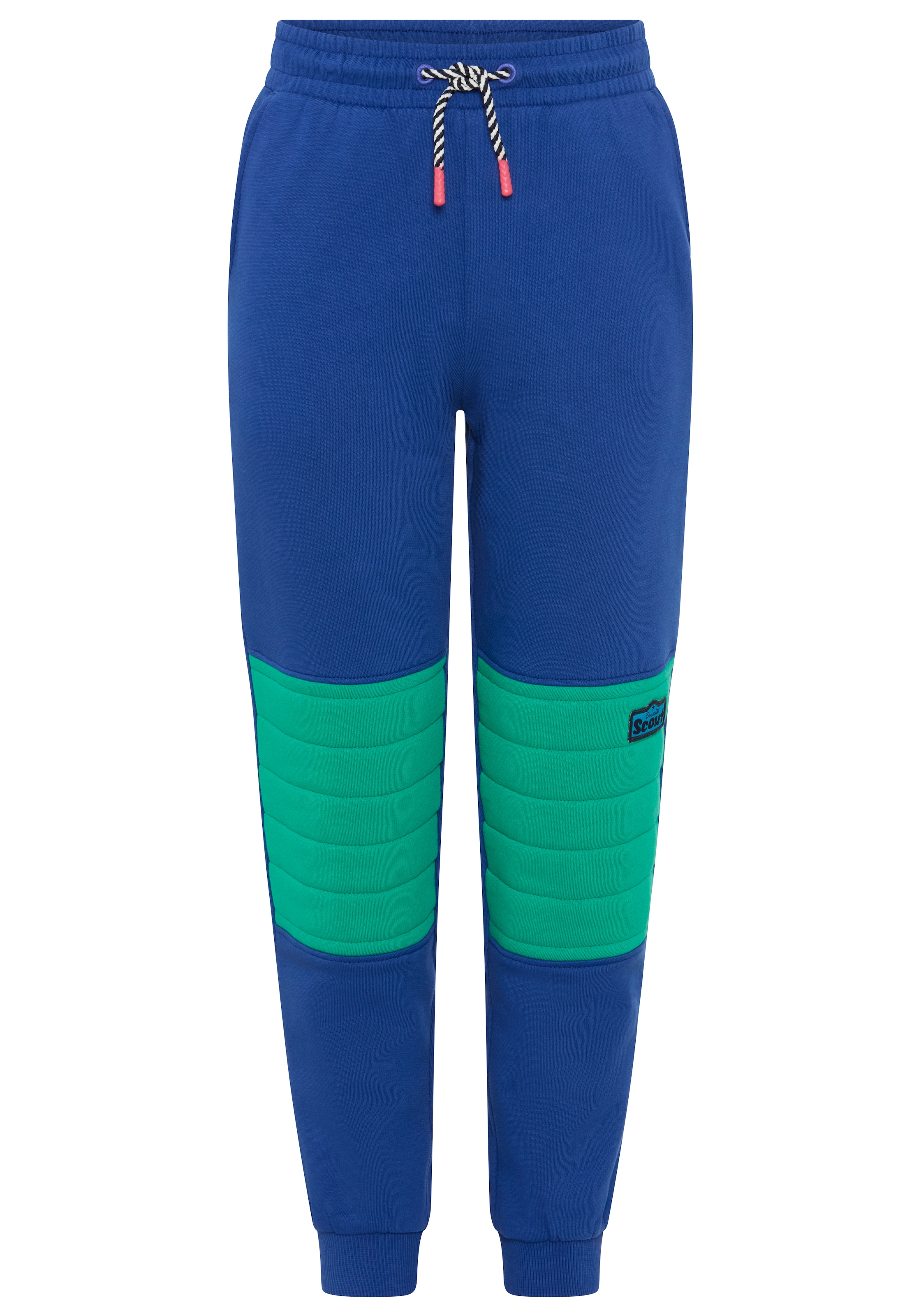 Scout Sweathose »Jogginghose mit Kniepatchen - NEU von SCOUT«  lässige Sweathose mit Kniepatches, bequeme Passform mit geradem Bein