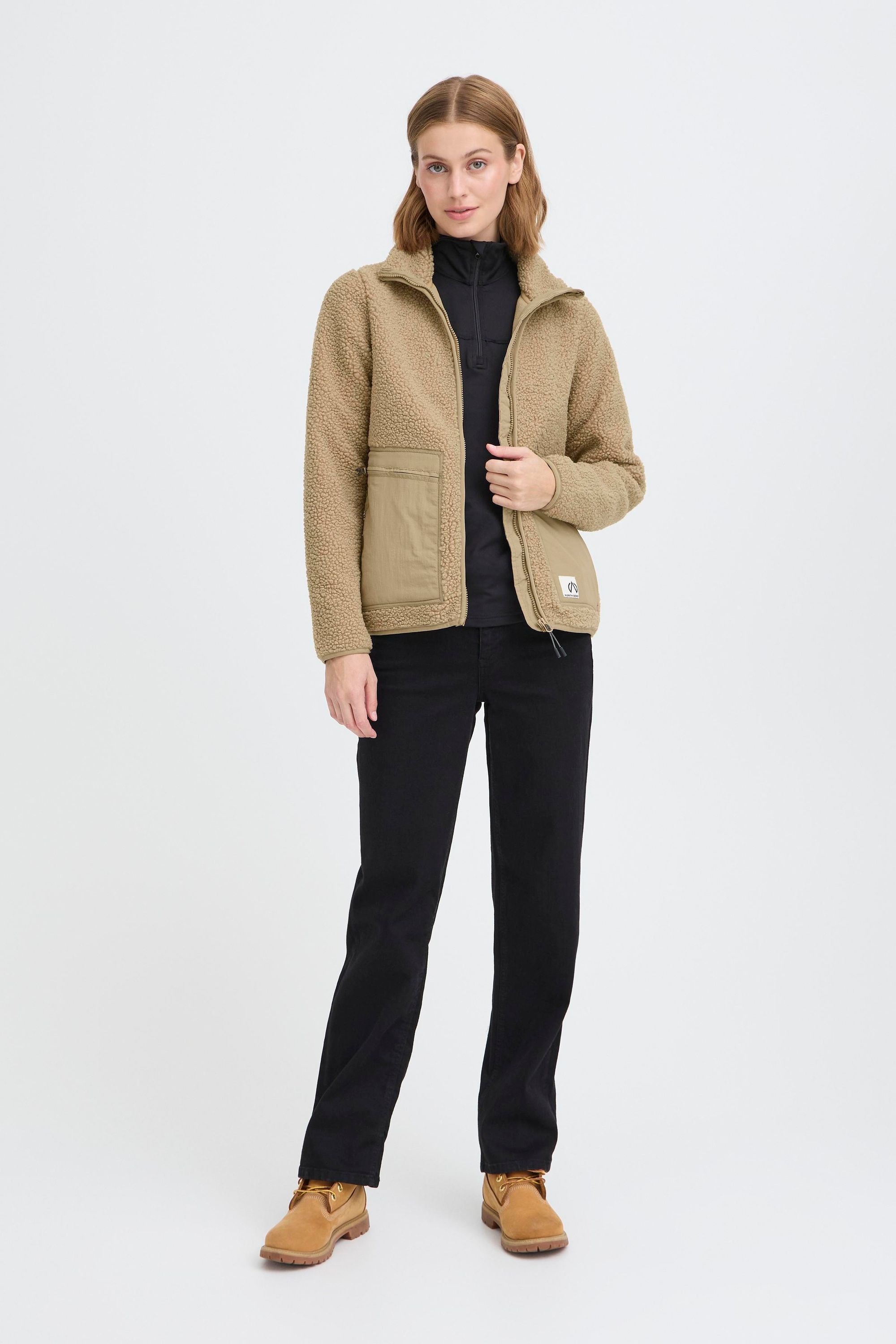 North Bend Plüschjacke »Plüschjacke NBGalonne W Teddy Jacket«