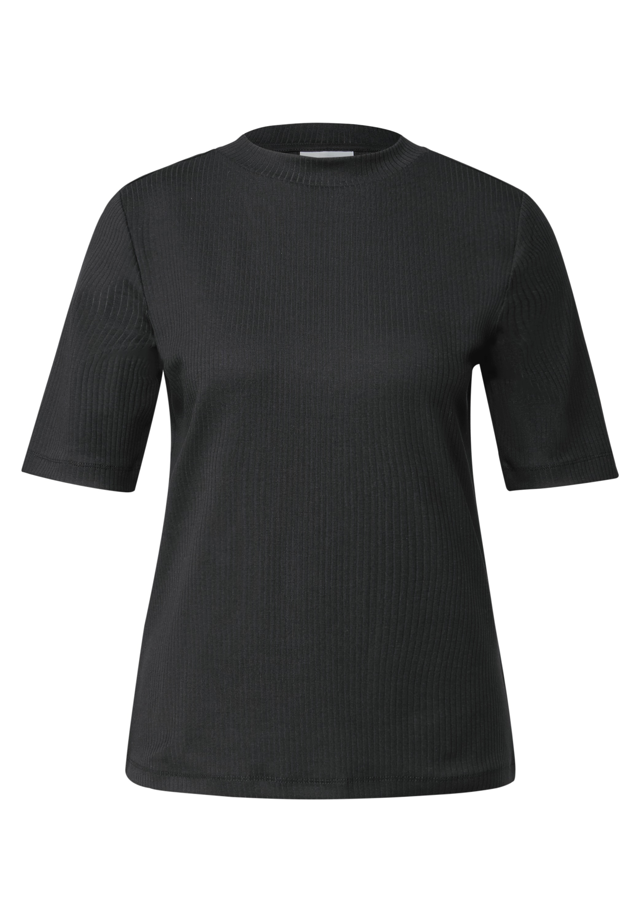 STREET ONE T-Shirt, mit Rippstruktur, Sommershirt