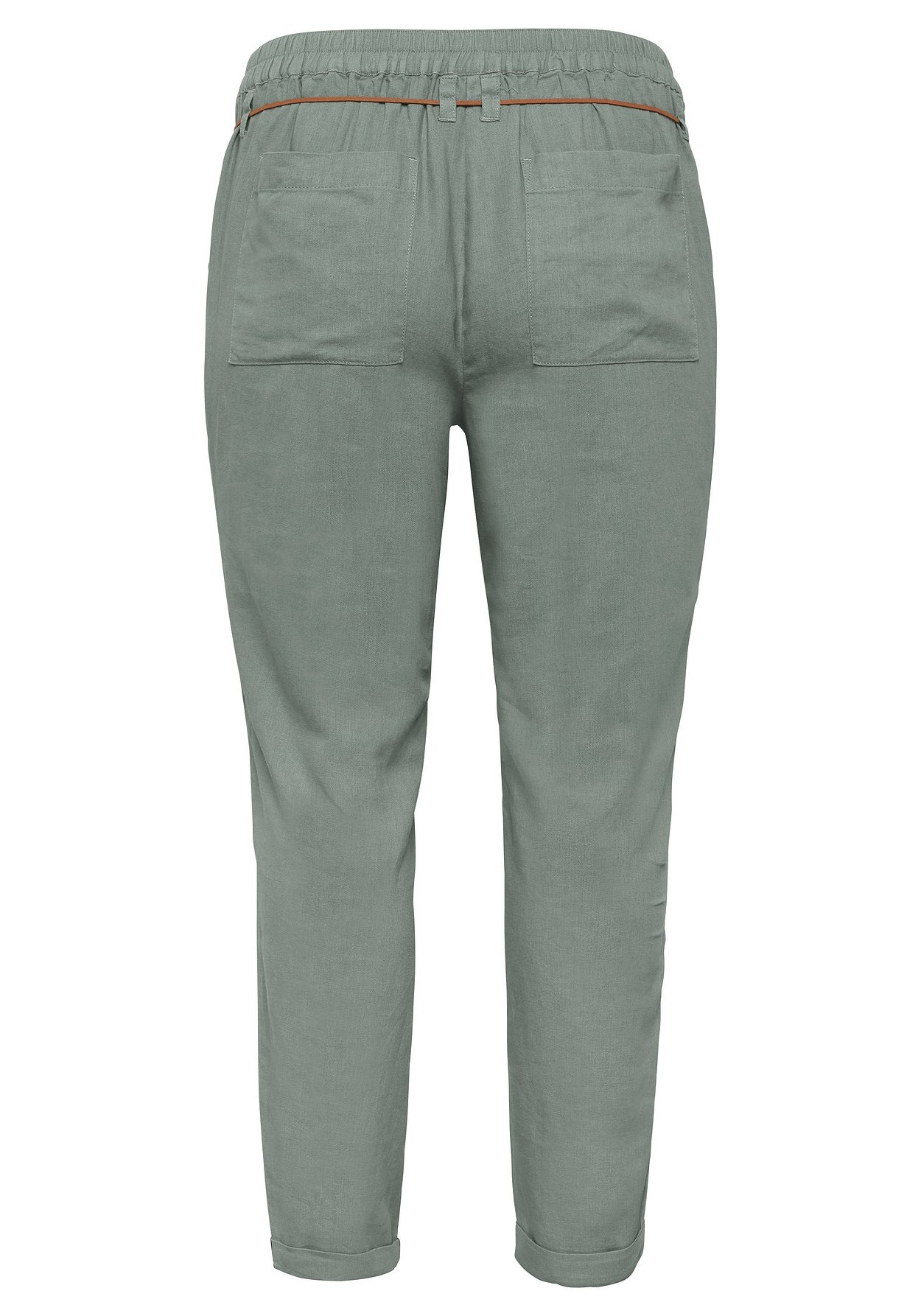 Sheego Schlupfhose »Schlupfhose im Leinen-Mix«