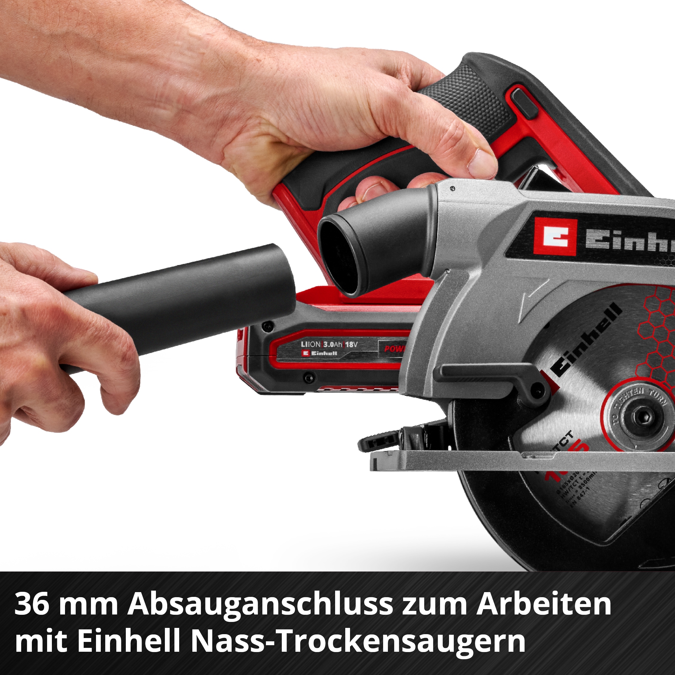 Einhell Akku-Handkreissäge »TE-CS 18/165-2 Li - Solo«, ohne Akku und Ladegerät