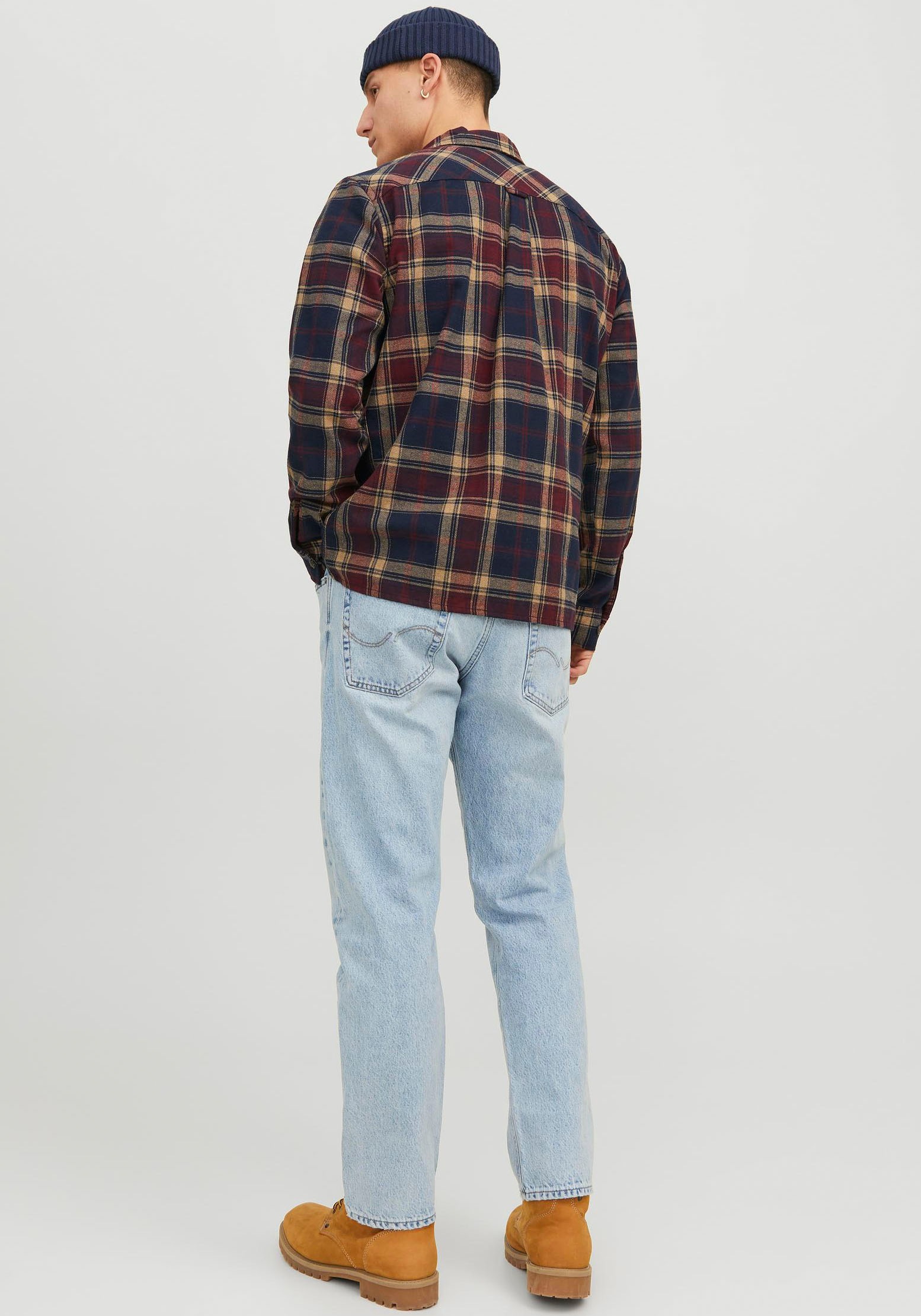 Jack & Jones Langarmhemd »JJEEDDIE OVERSHIRT LS NOOS«