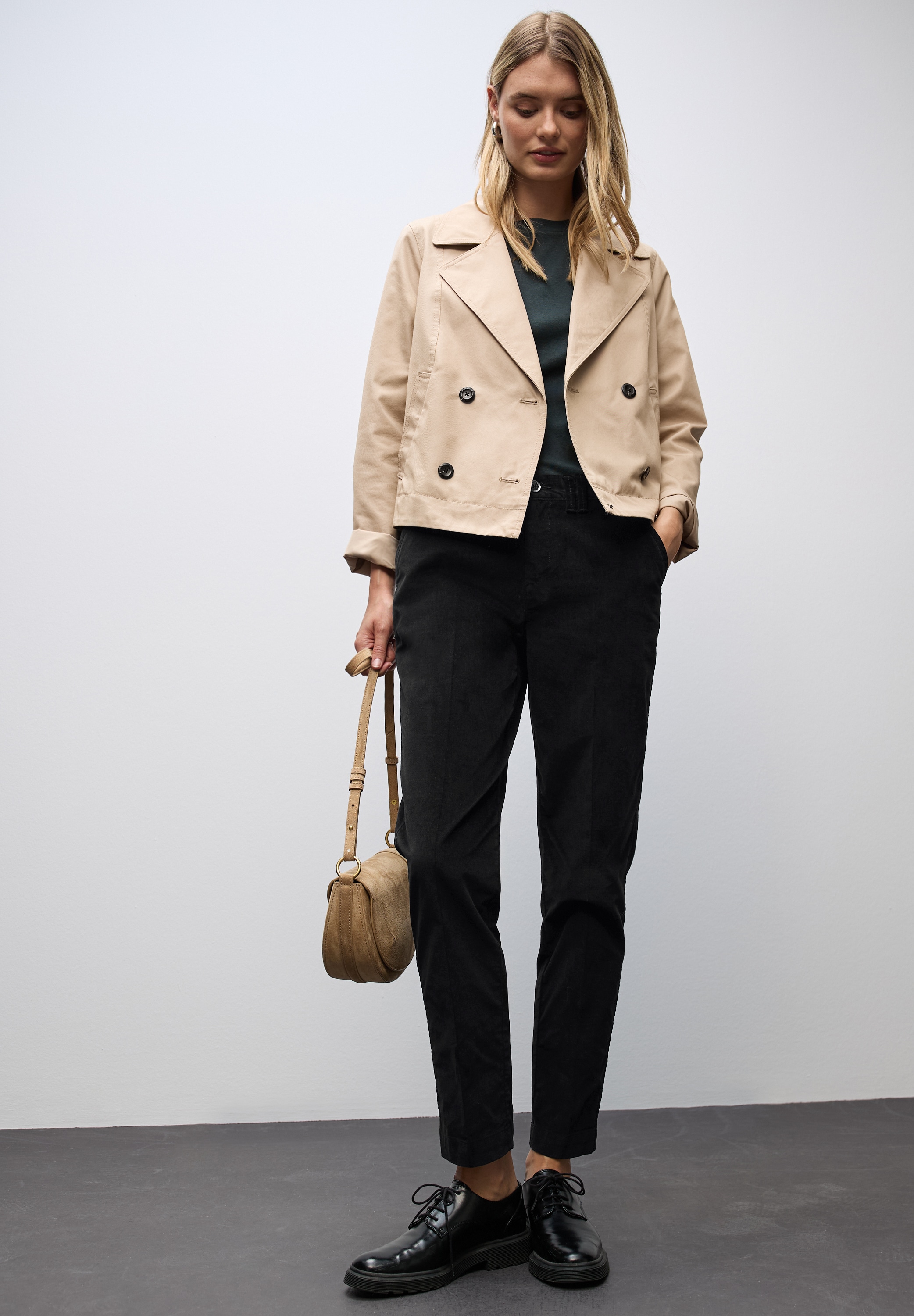 STREET ONE Chinohose »Velvet«, mit Taschen
