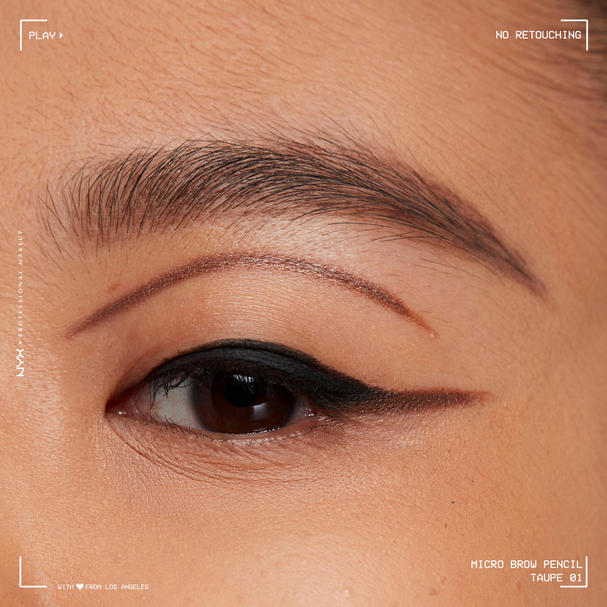 NYX Augenbrauen-Stift »Professional Makeup Micro Brow Pencil«, mit feinen Härchen