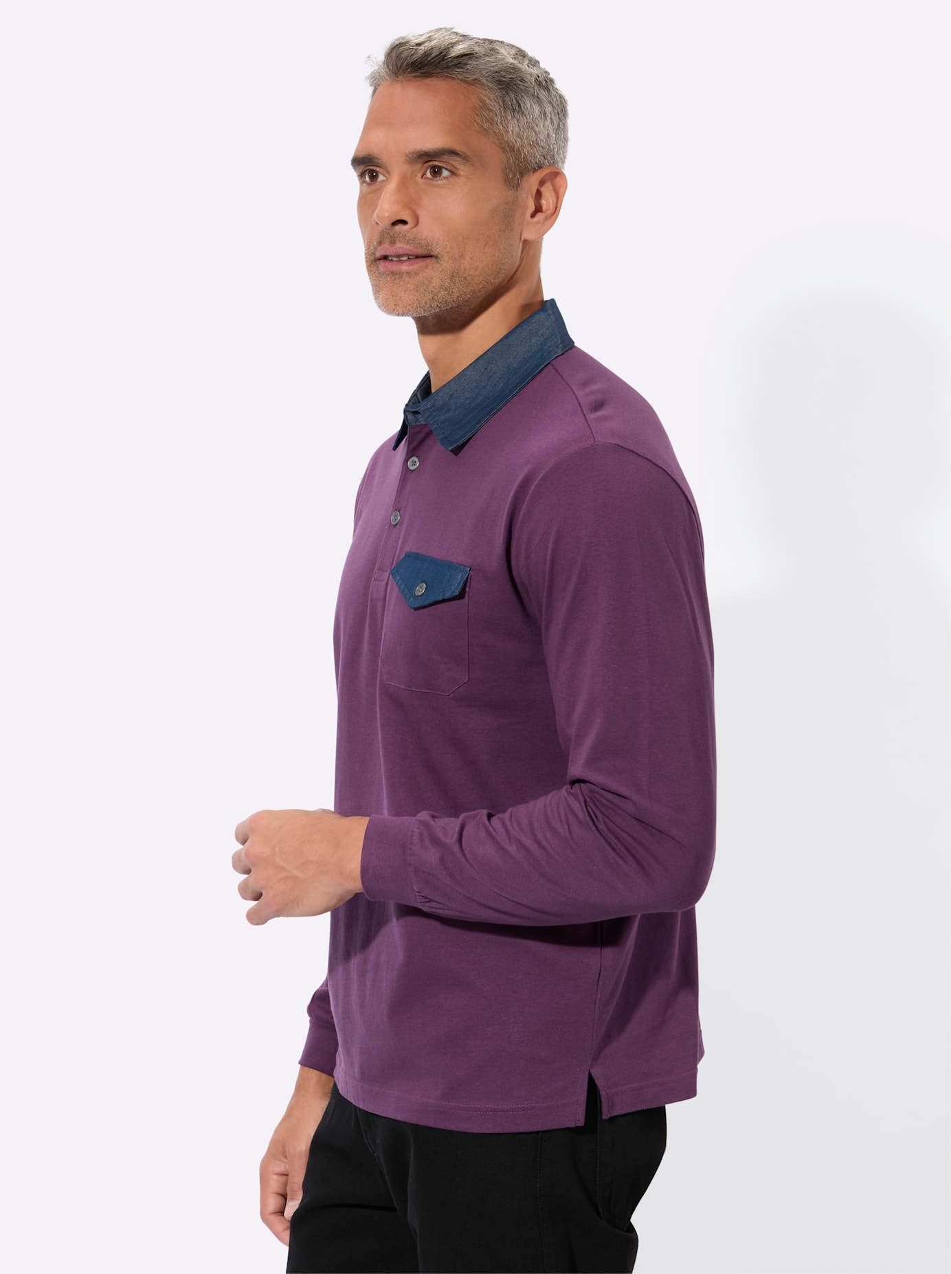 Classic Poloshirt »Langarm-Poloshirt« 1