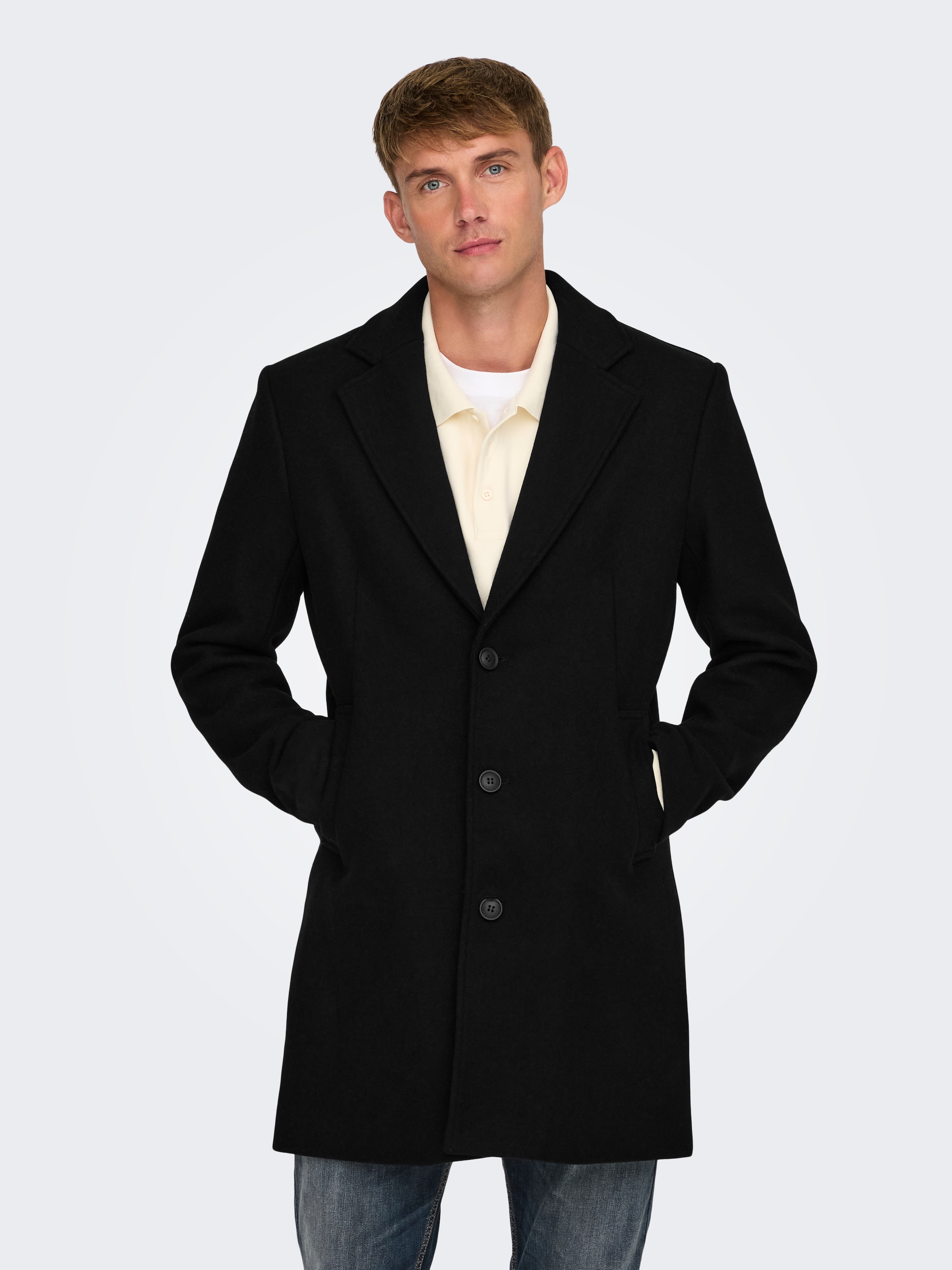 ONLY & SONS Kurzmantel »ONSMATTHEW WOOL COAT OTW«