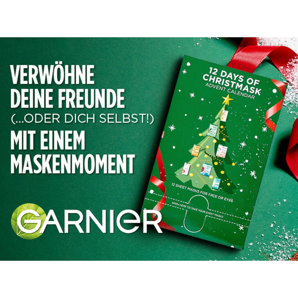 GARNIER Adventskalender »Tuchmasken Adventskalender«, für Erwachsene