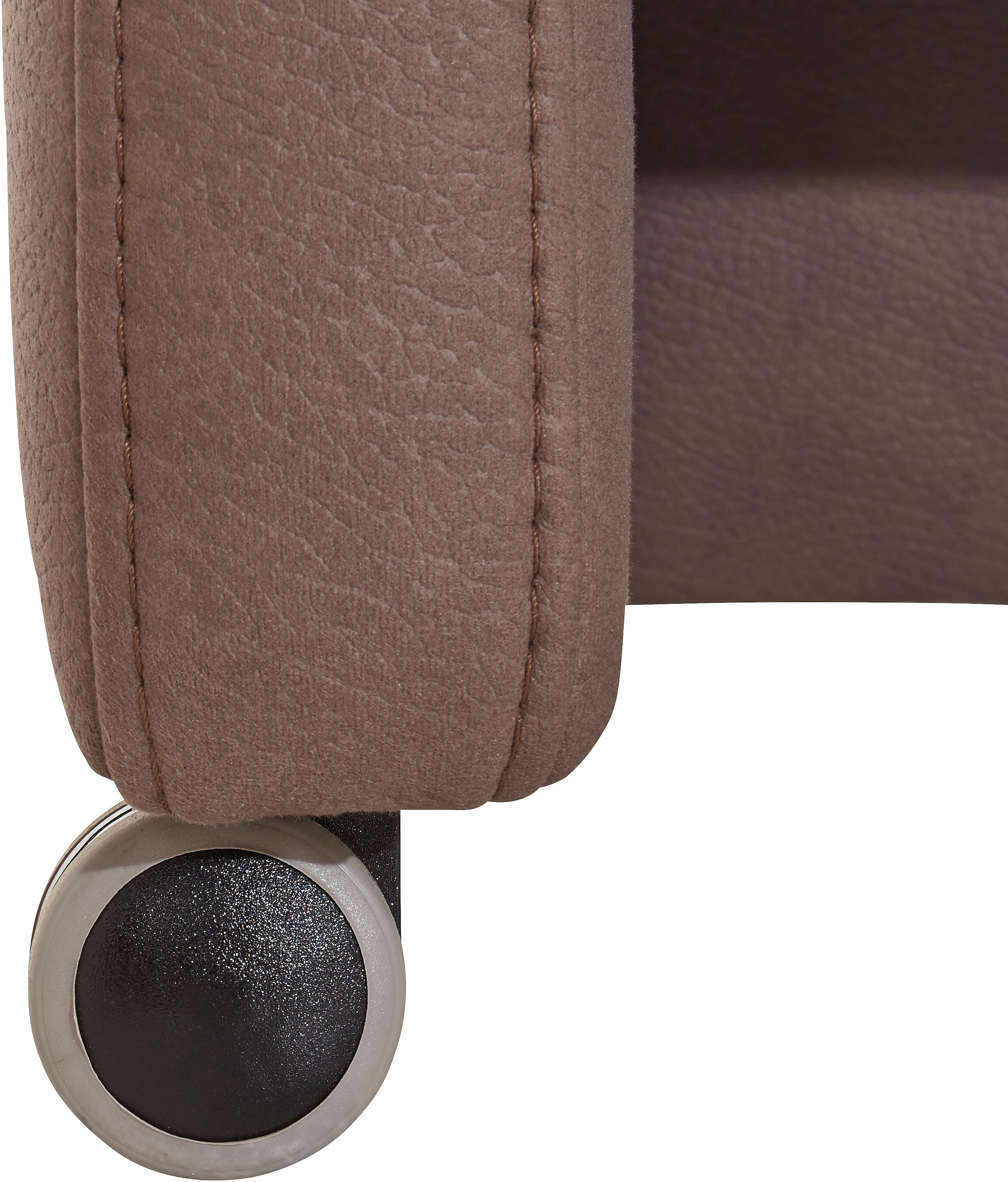 exxpo - sofa fashion Sessel »Intenso, Loungesessel, modern, wahlweise in Leder oder Textil«, hohe Bodenfreiheit, frei im Raum stellbar, hoher Sitzkomfort