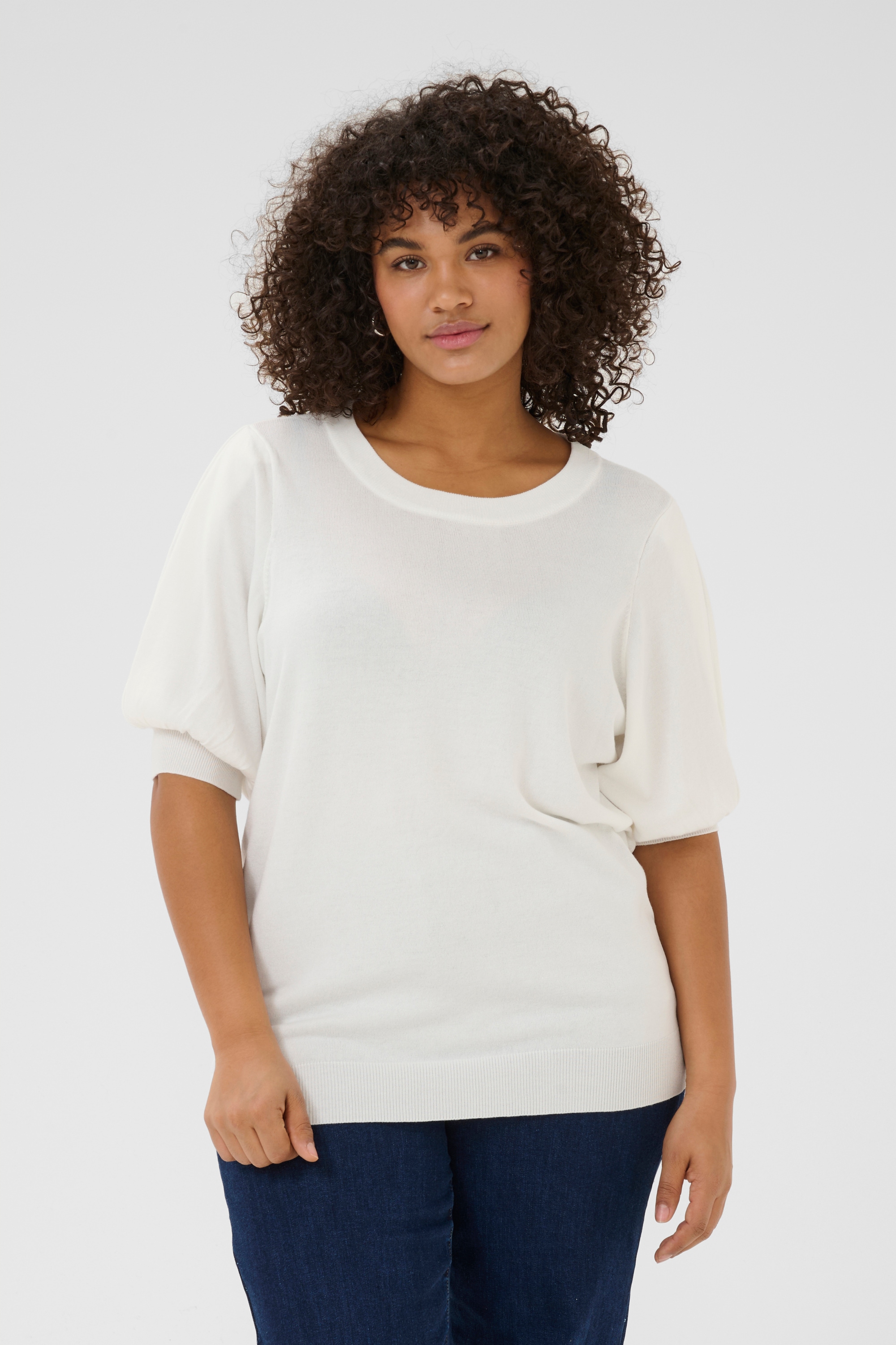 KAFFE Curve Strickpullover »Strickpullover KCloni«