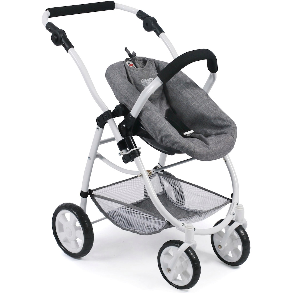 CHIC2000 Kombi-Puppenwagen »Emotion All In 3in1, Jeans Grey«