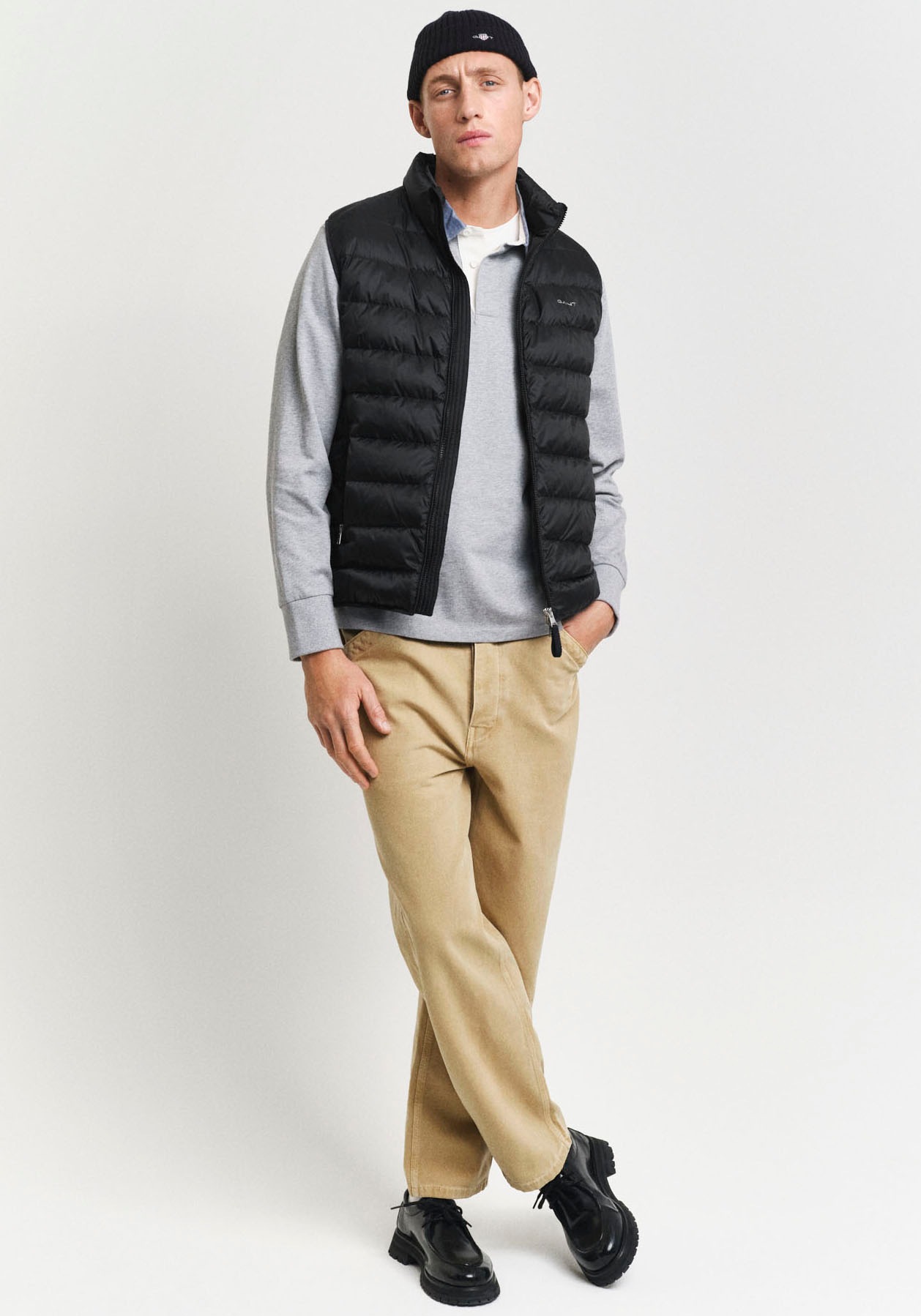 Gant Steppweste »LIGHT GILET«, im Streifen-Stepp-Look