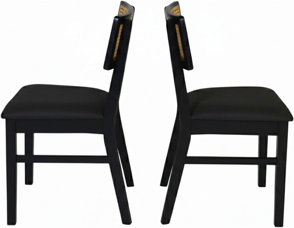 Jahnke Esszimmerstuhl »VIENNA SIT DUO« () Esszimmerstuhl (2er Set), Massivholz, gepolstert, bis 110 kg belastbar