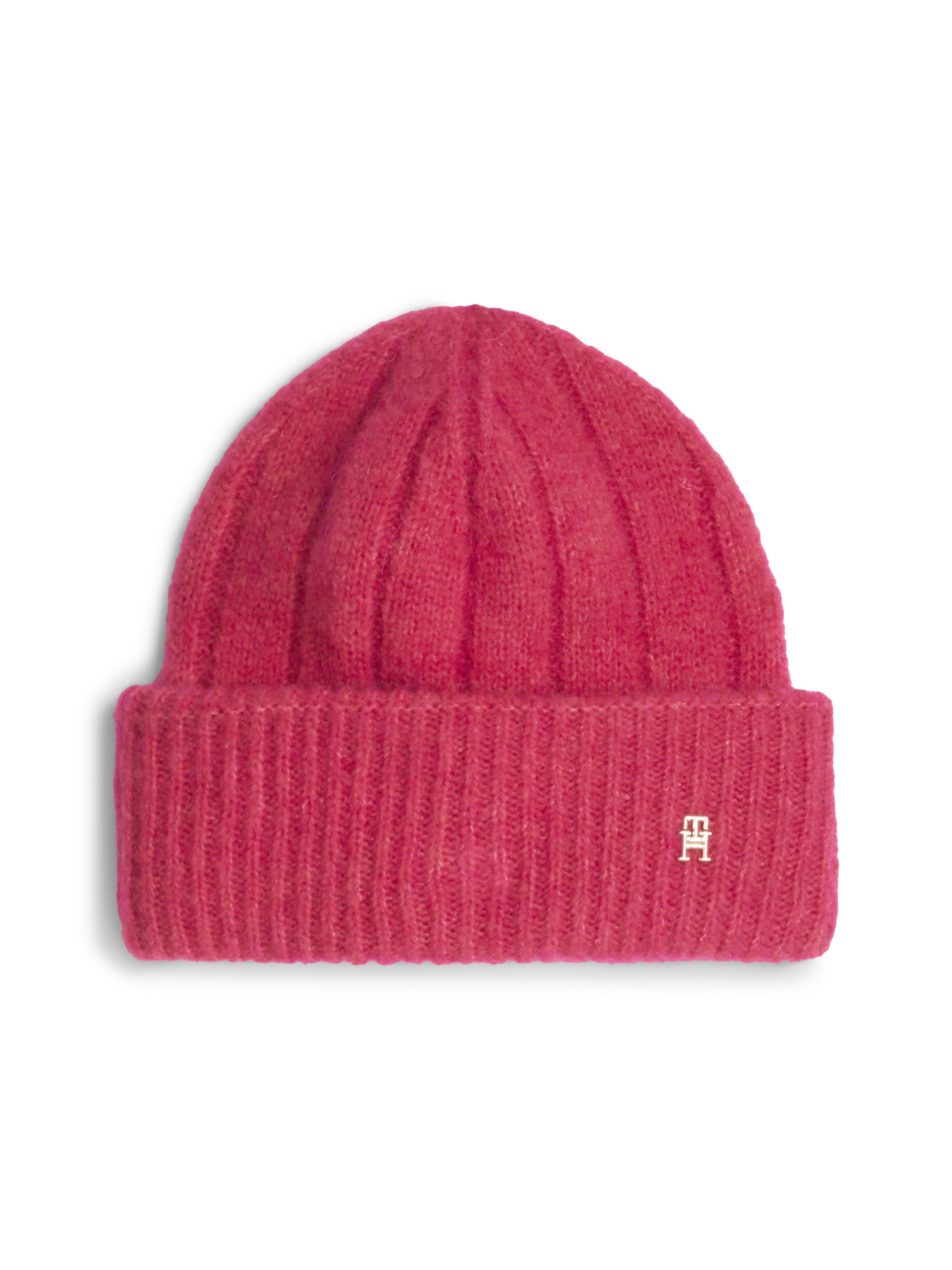 Tommy Hilfiger Beanie »TH TIMELESS BEANIE«, mit Monogramm-Emblem