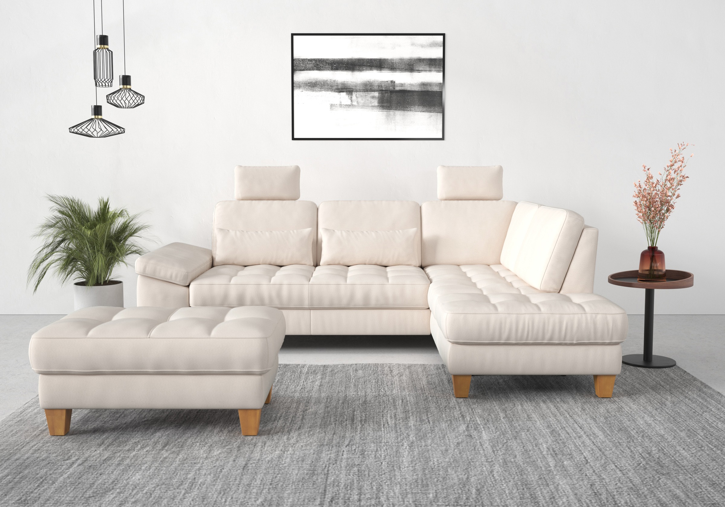 sit&more Stauraumhocker »Westham«, wahlewise mit/ohne Federkern