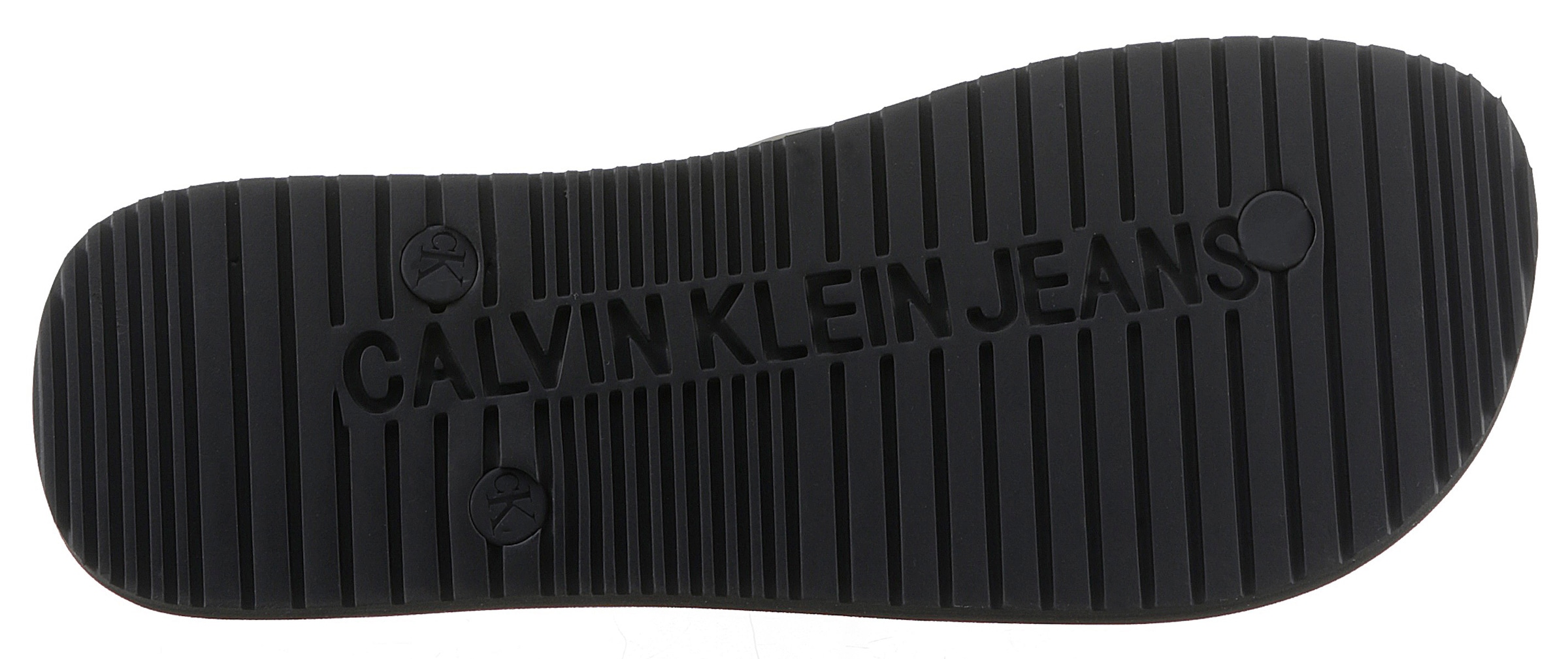 Calvin Klein Jeans Zehentrenner, mit Logoschriftzug