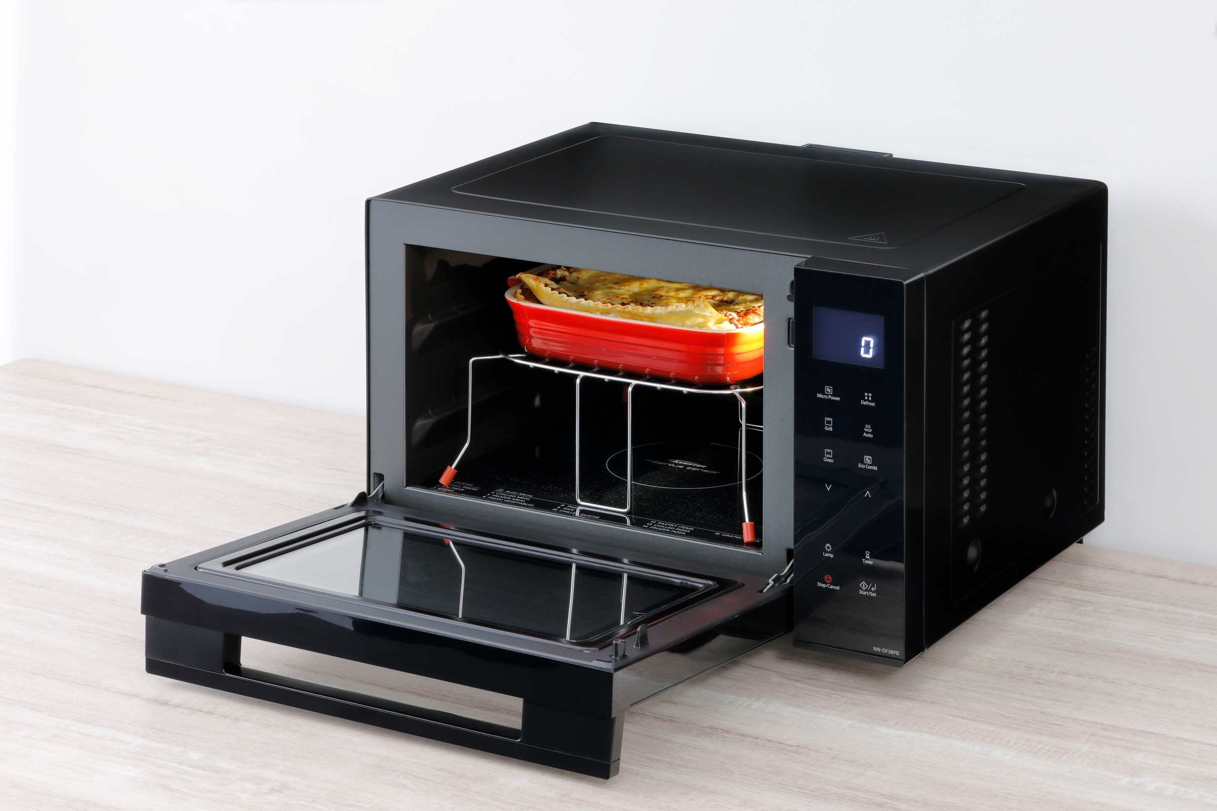 Panasonic Mikrowelle »NN-DF38PBEPG«, Grill-Ober-/Unterhitze-Mikrowelle