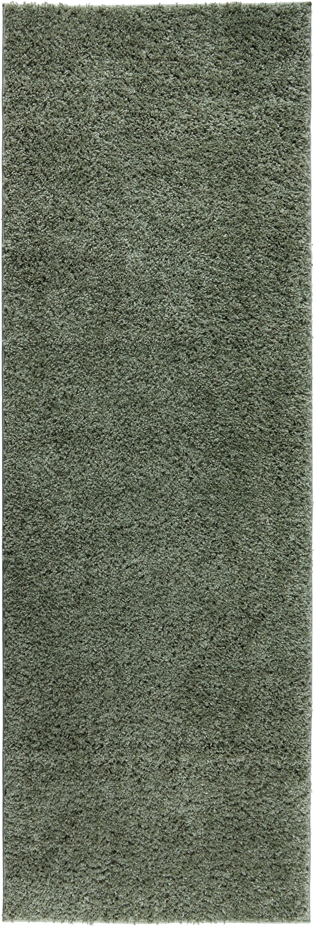 Bruno Banani Läufer »Shaggy Soft« rechteckig 30 mm Höhe Läufer, Brücke, gewebt, Uni-Farben, besonders weich