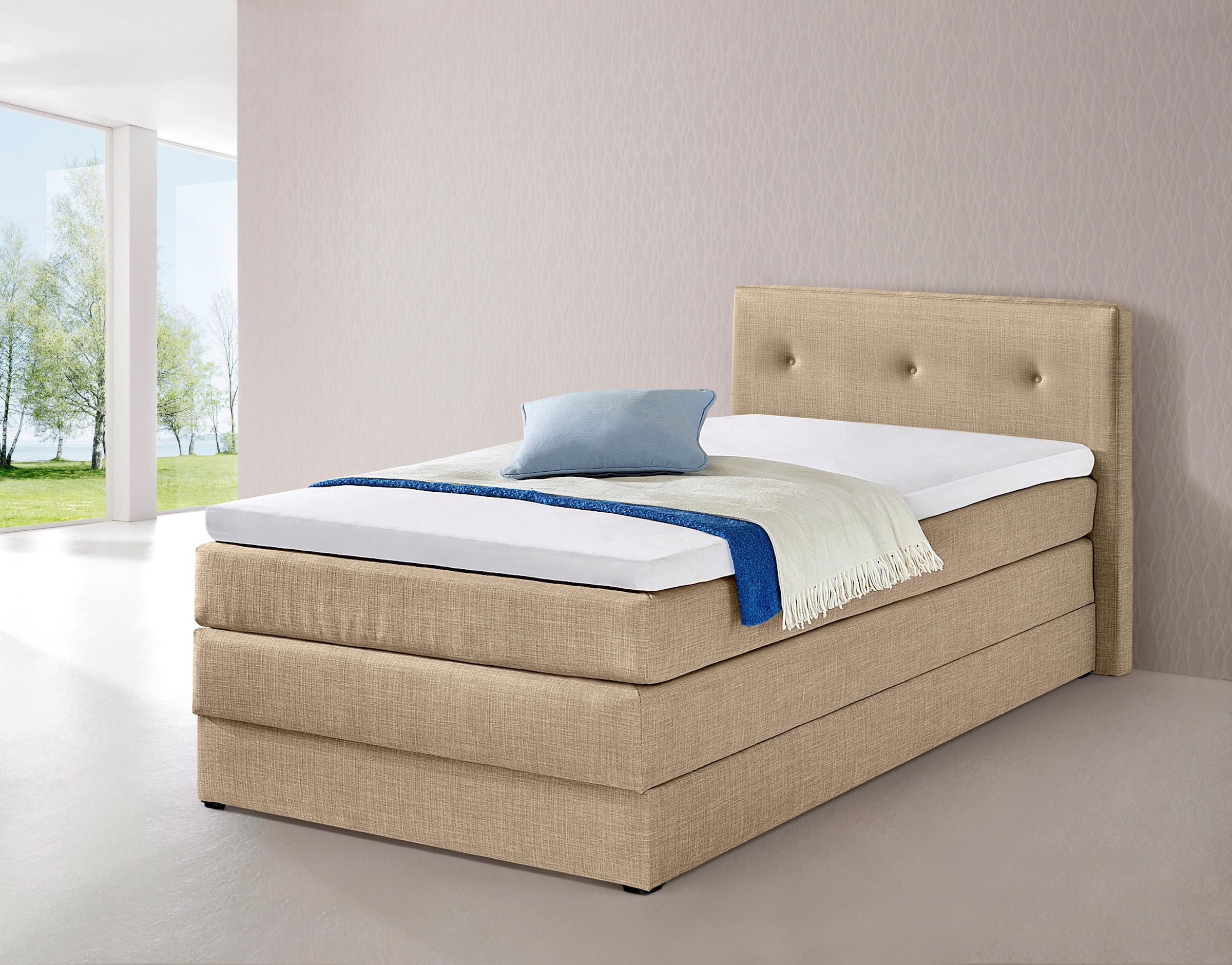 hapo Boxspringbett, mit Bettkasten