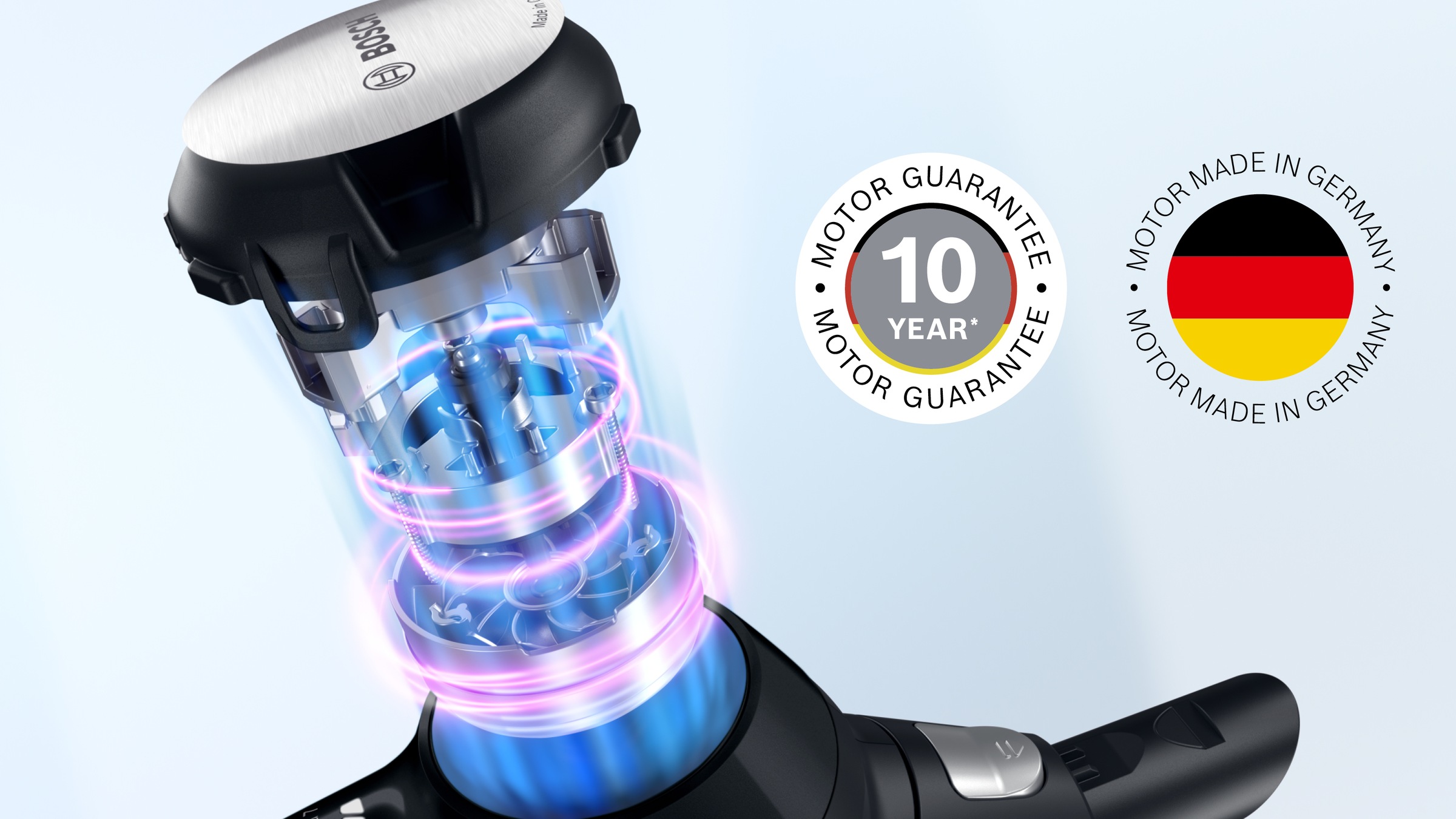 BOSCH Akku-Stielstaubsauger »Unlimited 7 BSS715FRSH, Knickrohr, Hygiene-Filter, 10 J. Motorgarantie«, 2x 5 Ah Akku, lange Laufzeit, Schnellladegerät, viel Zubehör