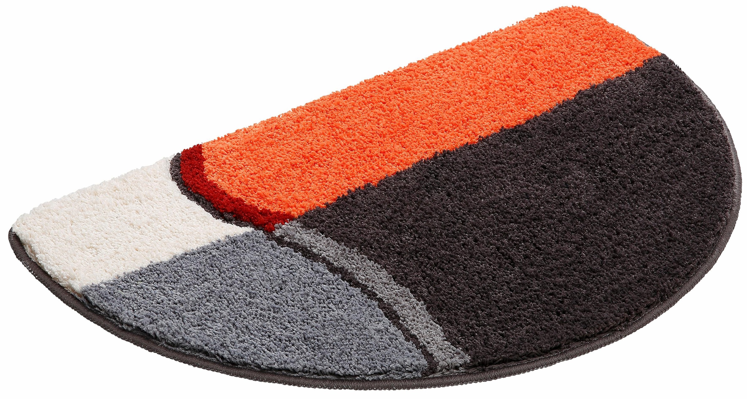 my home Badematte »Belio, Badvorleger, Badezimmer Teppich«, rutschhemmend beschichtet, fußbodenheizungsgeeignet-schnell trocknend-strapazierfähig, Badematte, Badteppich, Badematten auch als 2 tlg. Set erhältlich, bunt