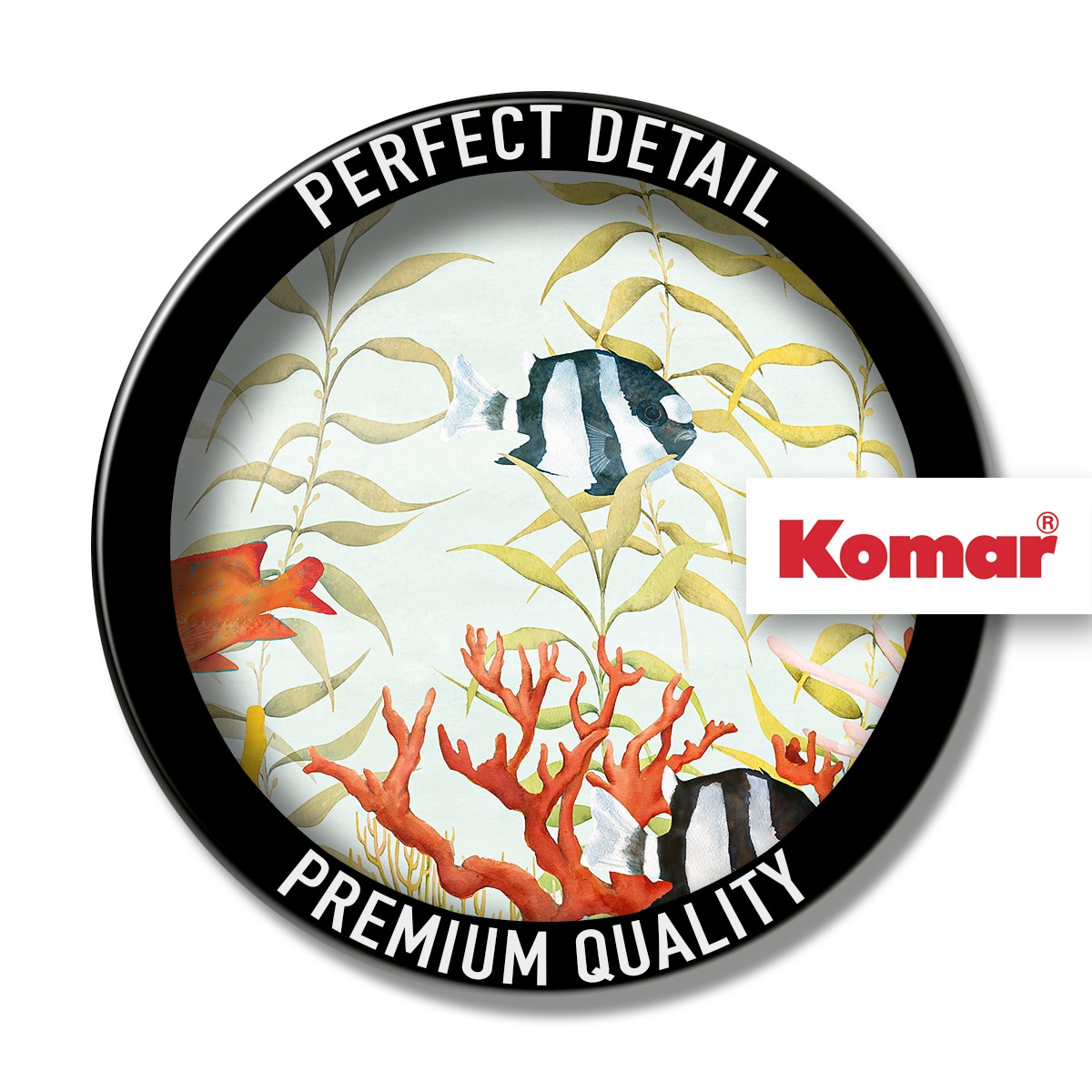 Komar Fototapete »Komar Vlies Fototapete - Coral World - Größe 350 x 250 cm«, bedruckt