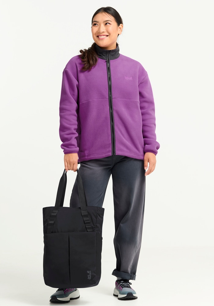 Jack Wolfskin Schultertasche »ZOYA 2IN1 TOTE« als Schultertasche tragbar, Obermaterial aus Polyamid