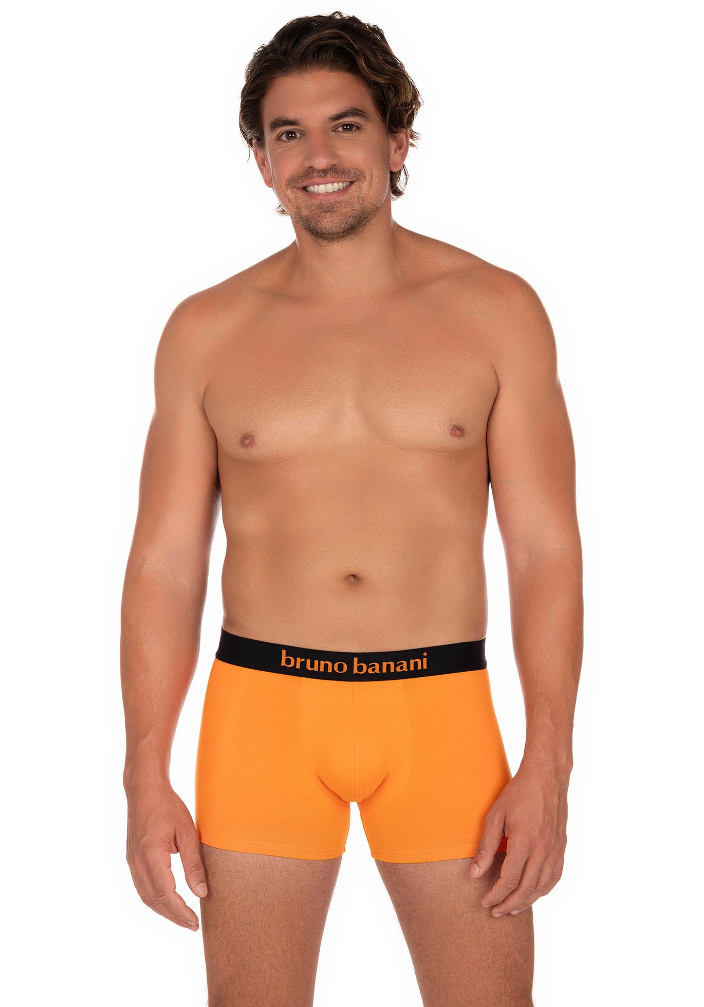 Bruno Banani Boxer, (2er Pack), mit kontrastreichem Logobund