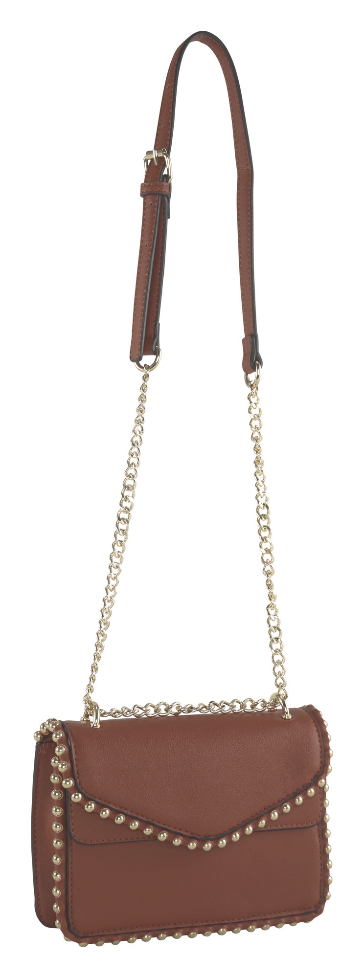 Tasche mit Metallelementen