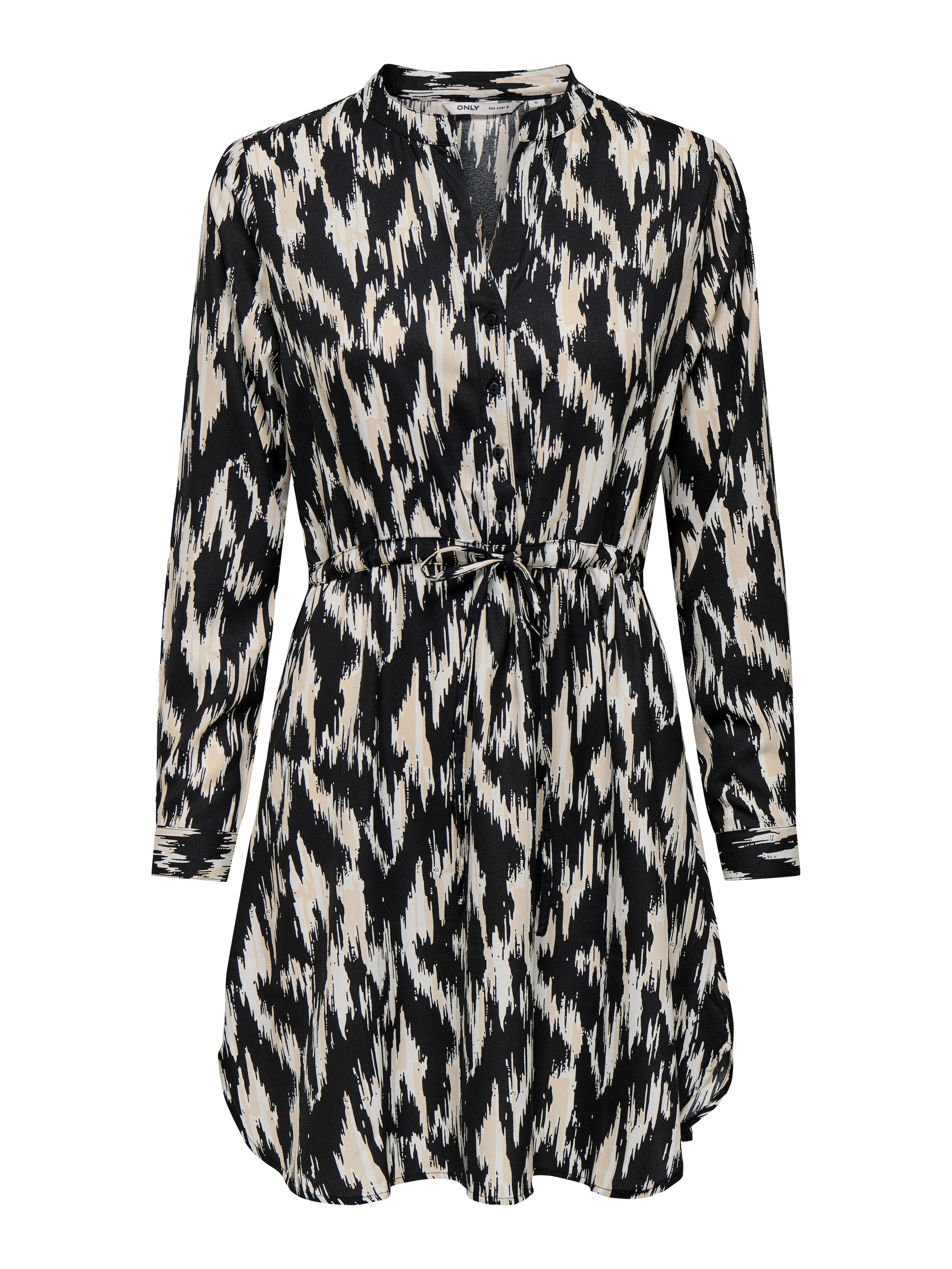 ONLY Druckkleid »ONLCORY L/S V-NECK TUNIC«