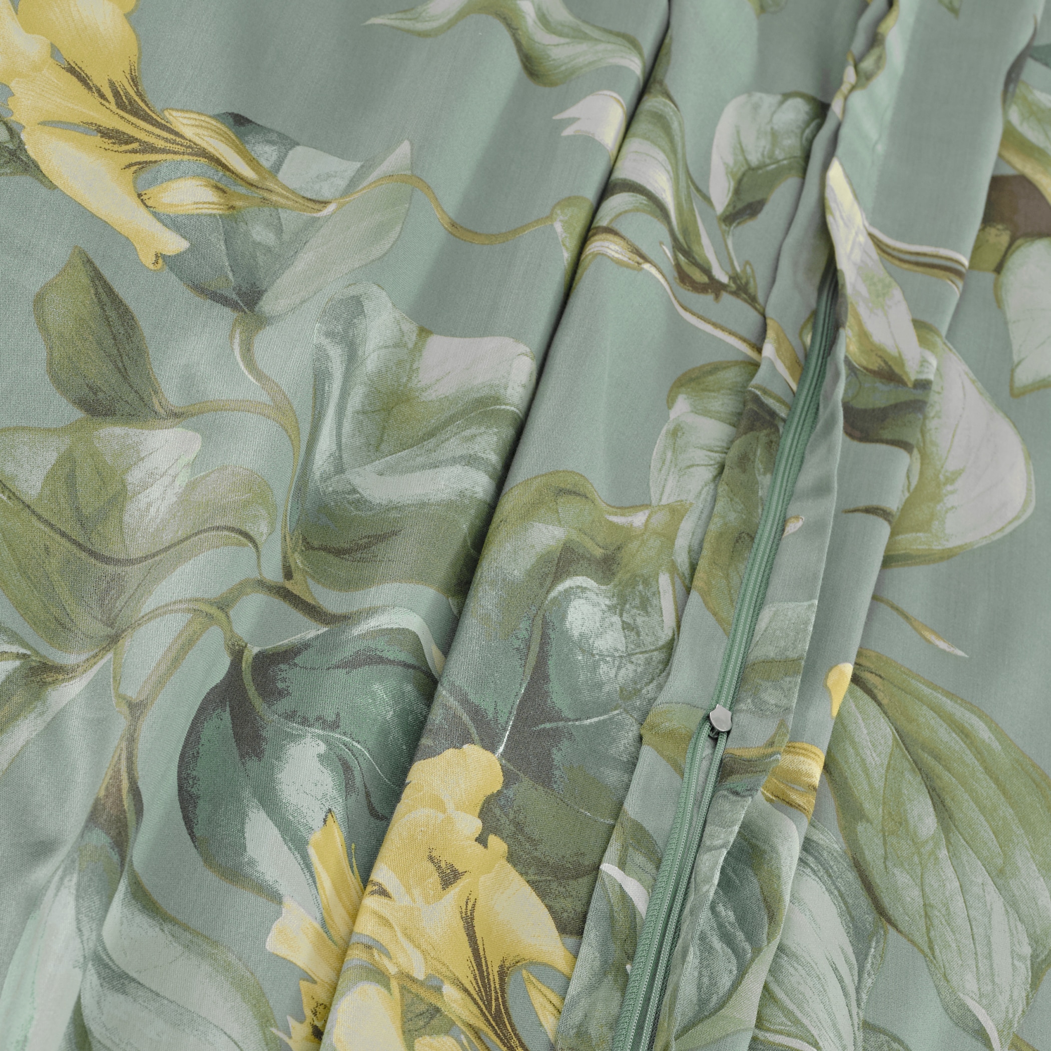 Florella Bettwäsche »Alicee pfau Soft-Touch Satin,  50% Baumwolle, 50% Viskose«