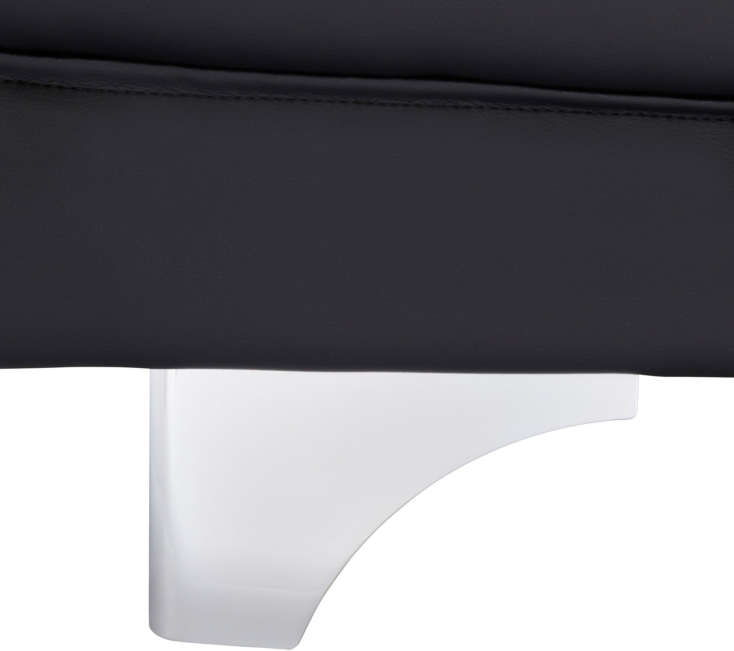 COTTA Polstergarnitur »Enterprise« Set,  Set bestehend aus: 2-Sitzer mit Kopfteilverstellung & Hocker