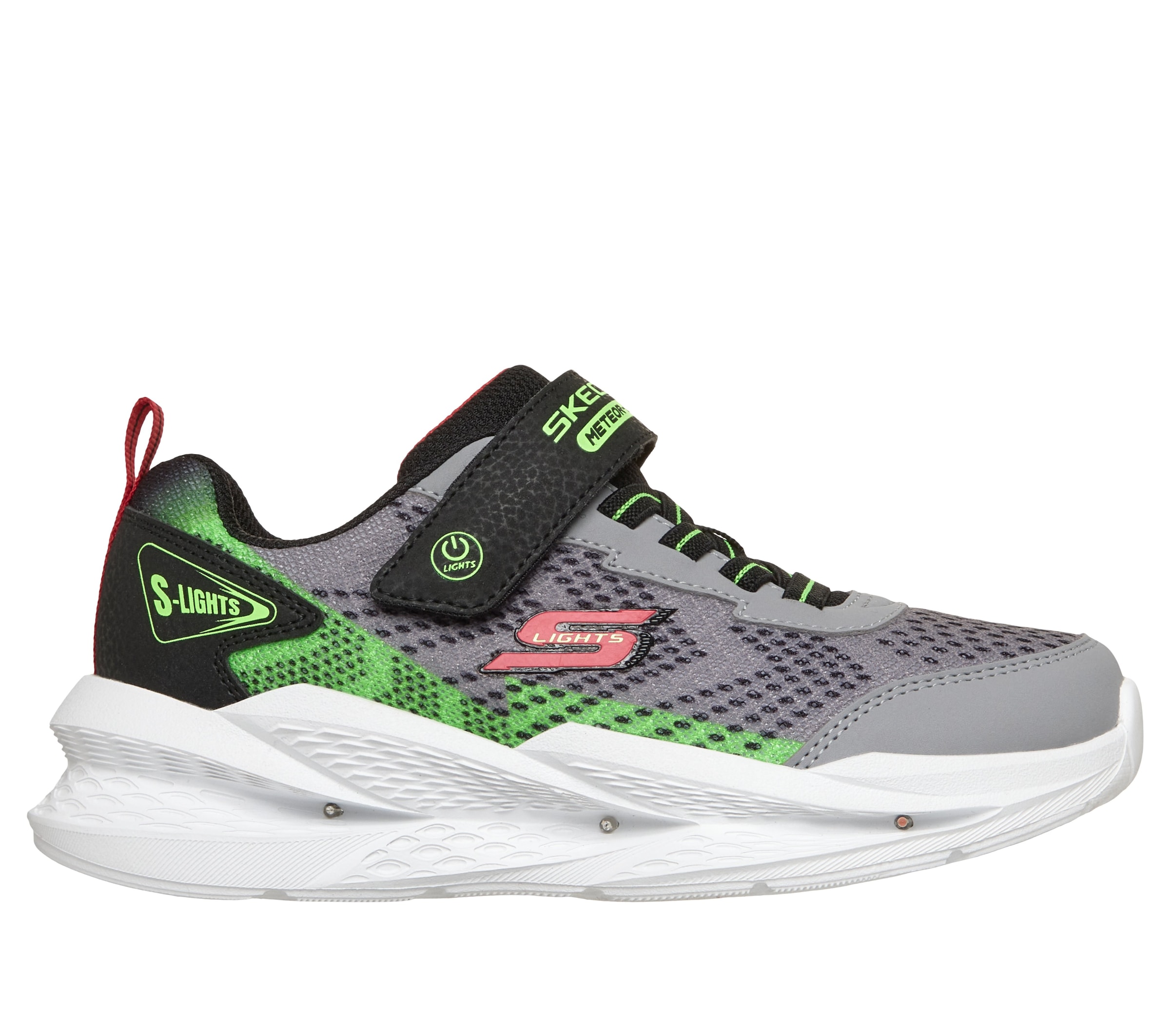 Skechers Sneaker »SKECHERS METEOR-LIGHTS 2.0«  Sportschuh mit Klett, Größenschablone zum Download