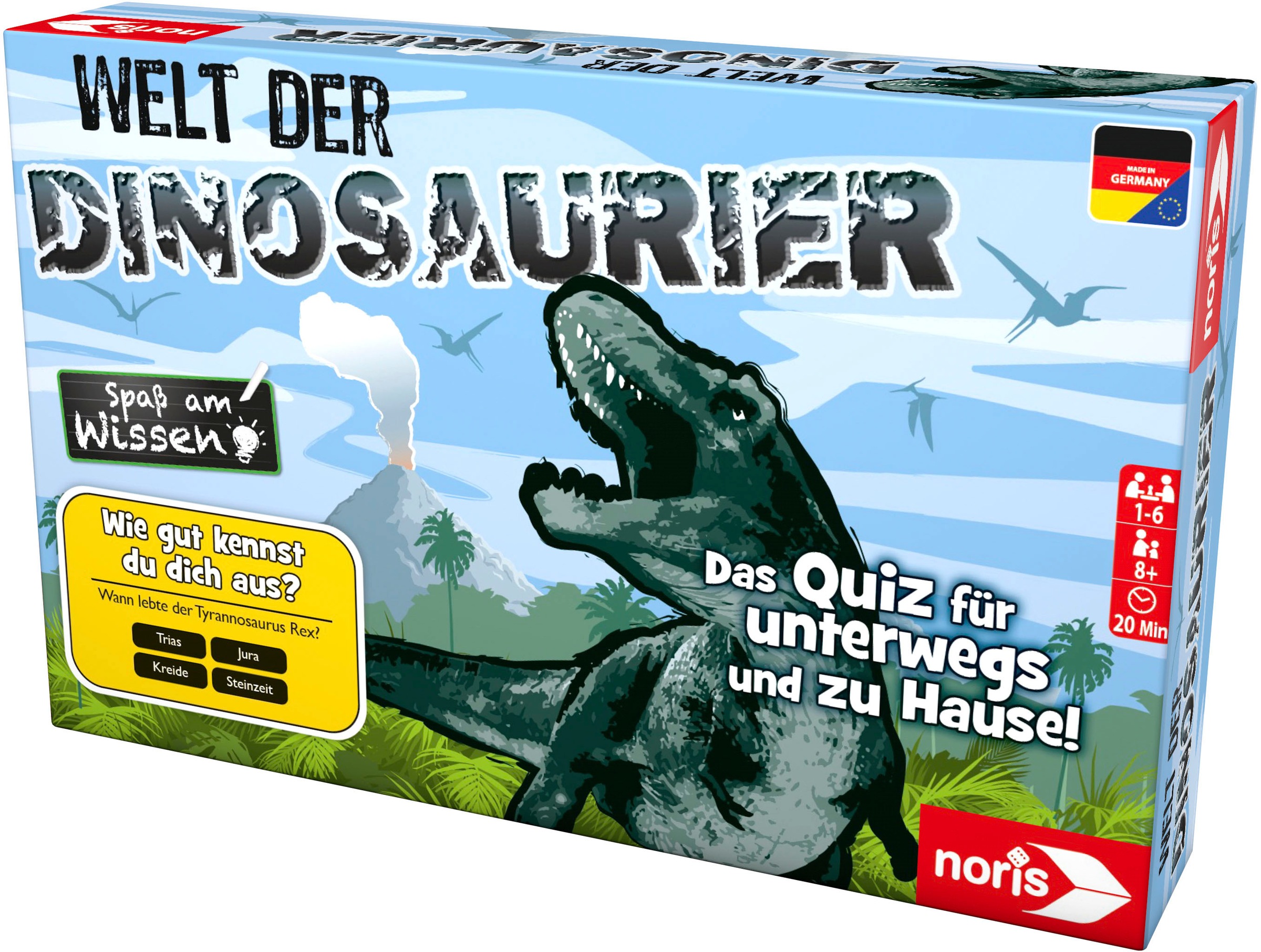 Noris Spiel »Welt der Dinosaurier«, Made in Germany