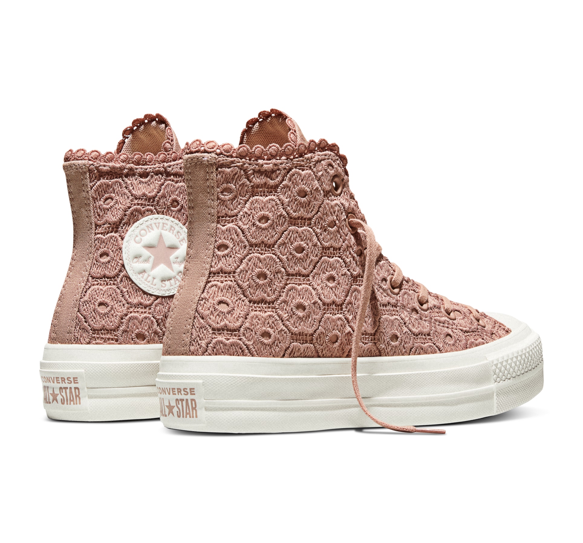 Converse Sneaker »CHUCK TAYLOR ALL STAR LIFT PLATFORM CROCHET«  für sportlichen Look im Alltag, sportlicher Stil, mit Schnürung