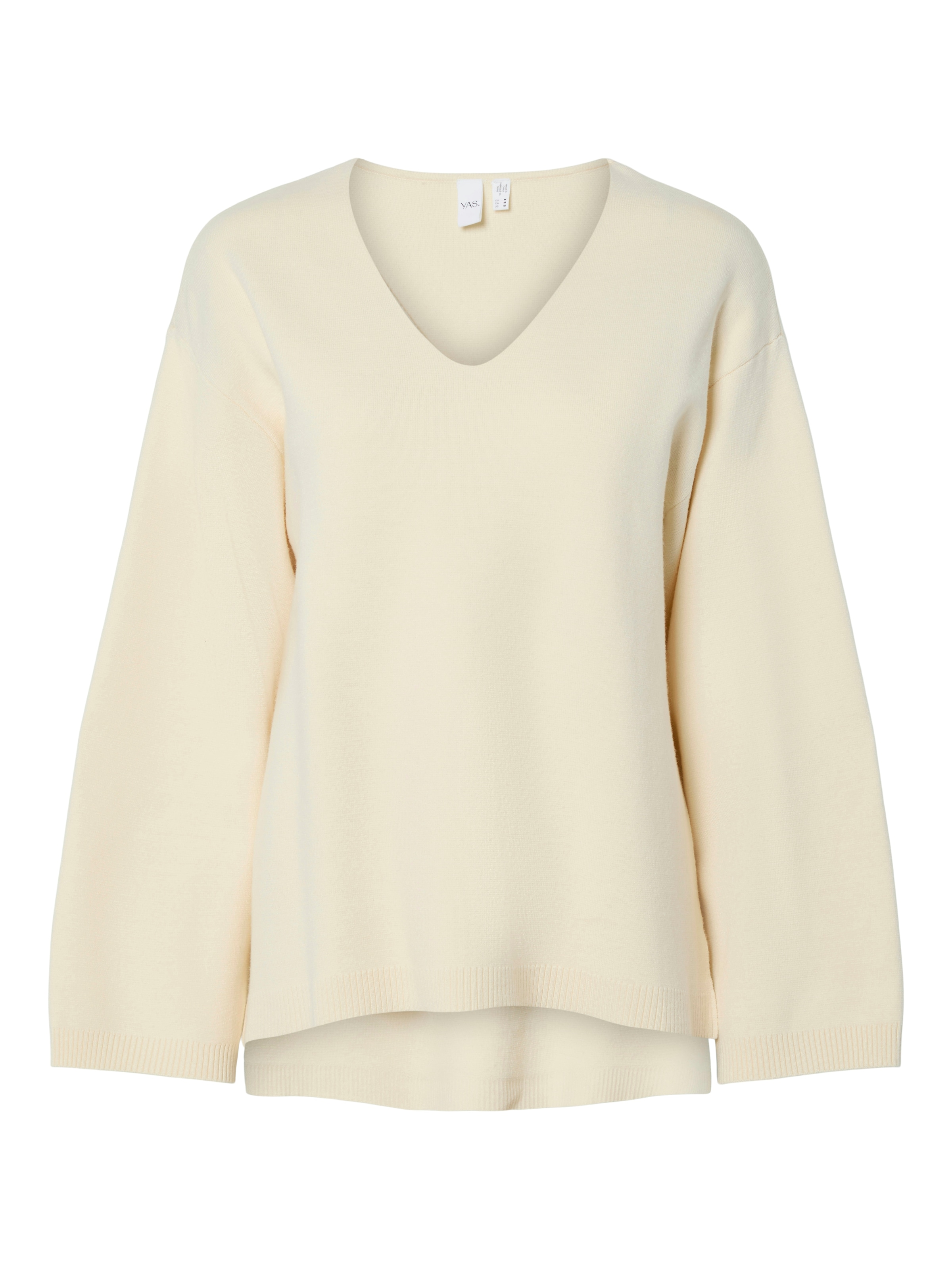 Y.A.S Strickpullover »YASELMA LS V-NECK KNIT PULLOVER S. NOOS«