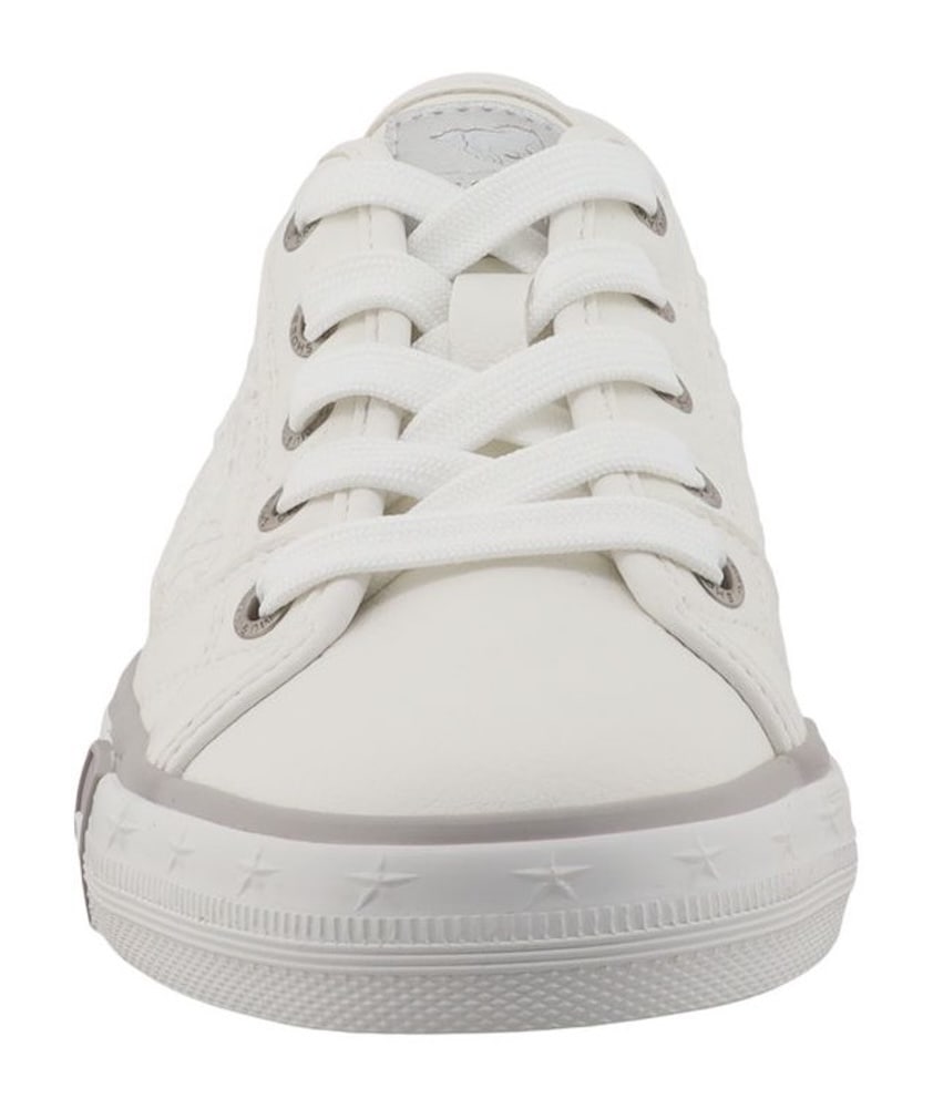 Mustang Shoes Sneaker »Winona«  Freizeitschuh, Halbschuh, Schnürschuh mit Makramee-Stickerei