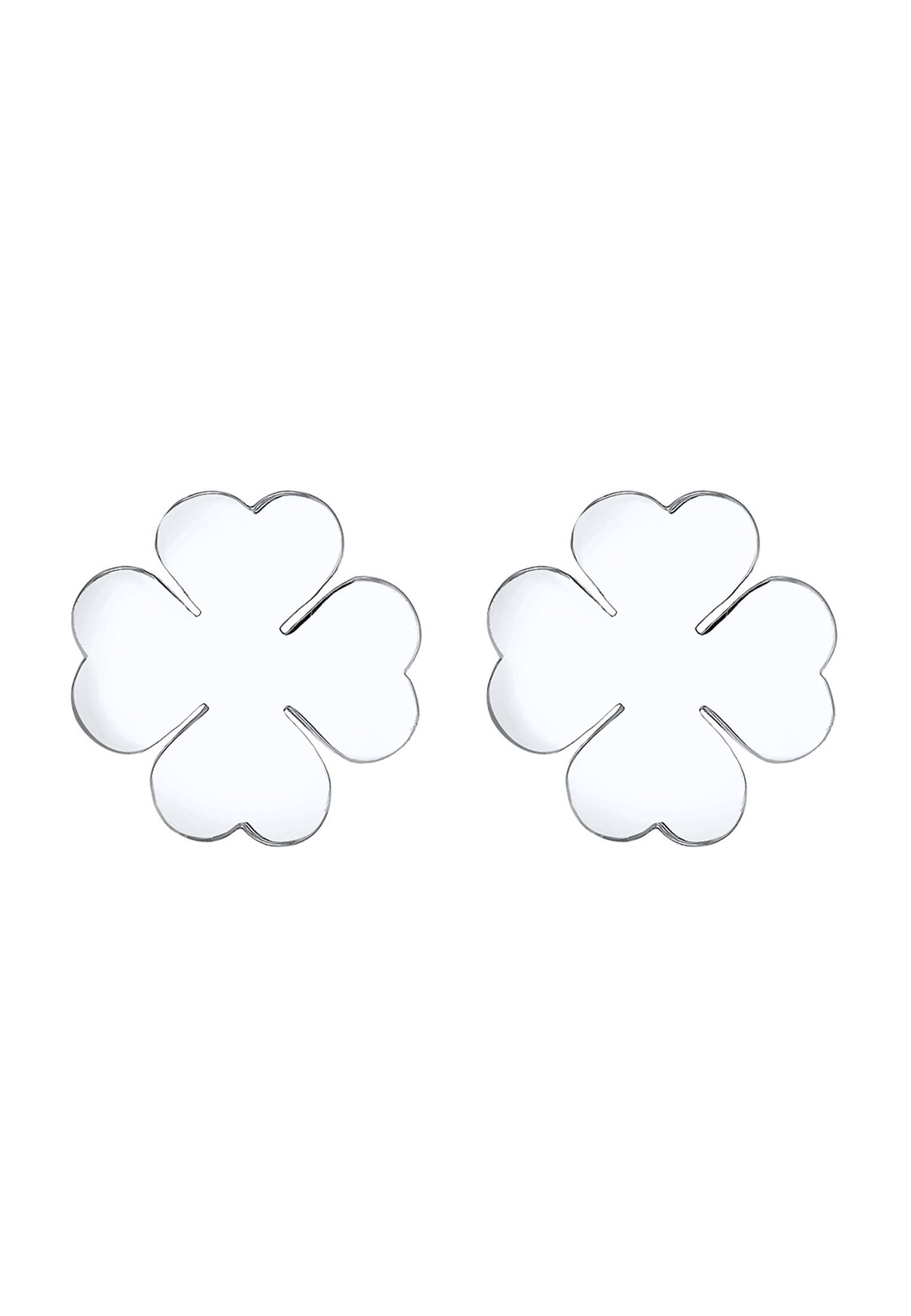 Elli Paar Ohrstecker »Ohrringe Ohrstecker Kleeblatt 925 Sterling Silber«