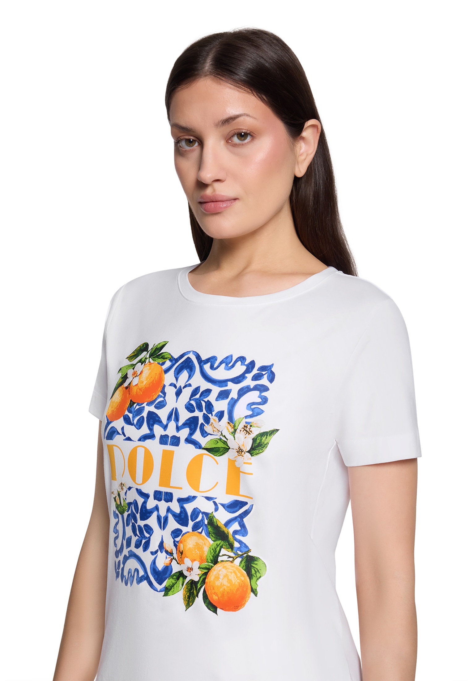 Betty&Co Rundhalsshirt »Casual-Shirt mit Print«