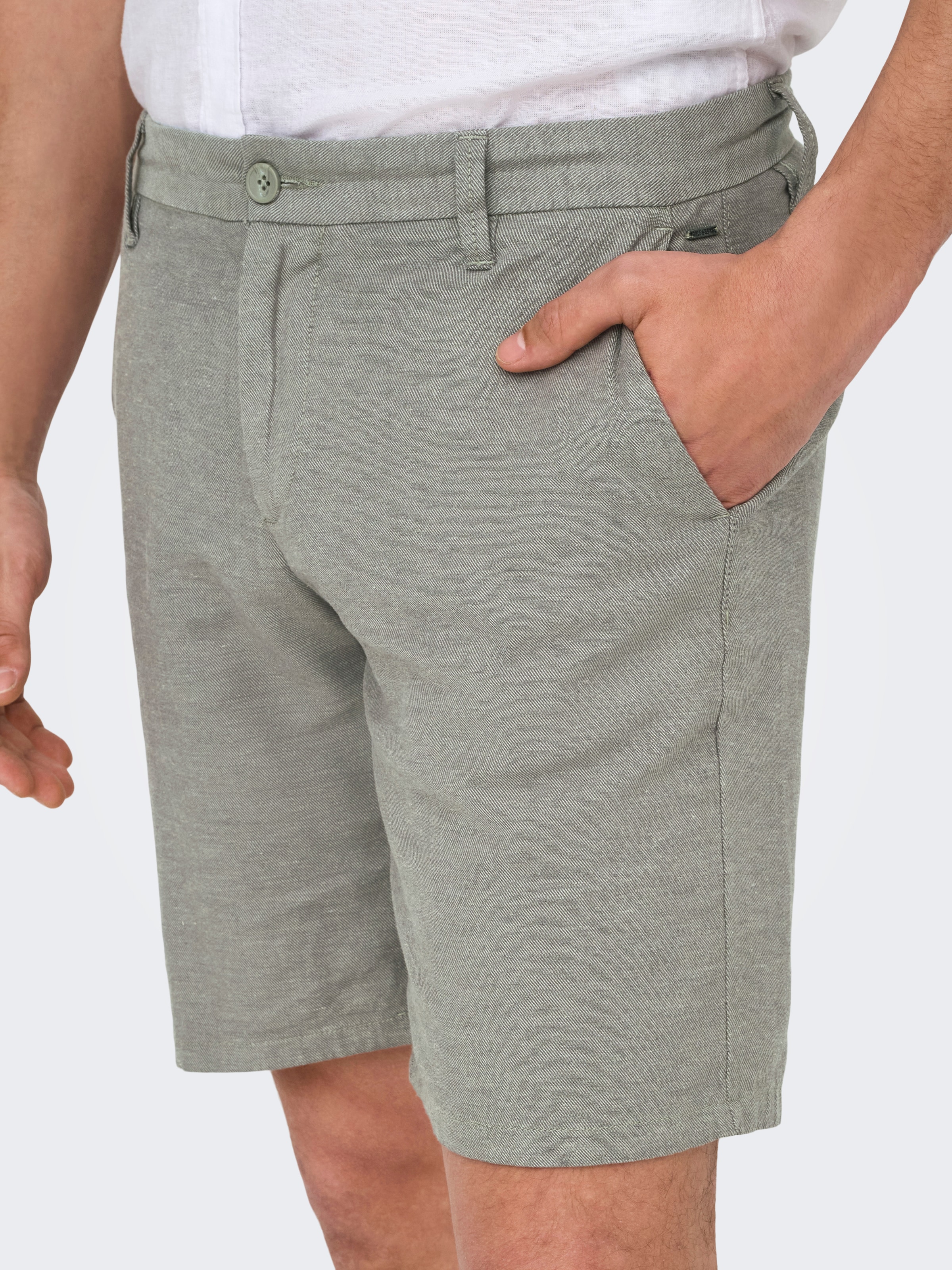 ONLY & SONS Chinoshorts »ONSMARK 0011 COTTON LINEN SHORTS NOOS«
