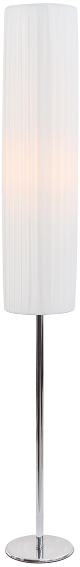 SalesFever Stehlampe »Live«, 2 flammig, Leuchtmittel E27   ohne Leuchtmittel, Plissee Lampenschirm aus Latex, Gestell Edelstahl