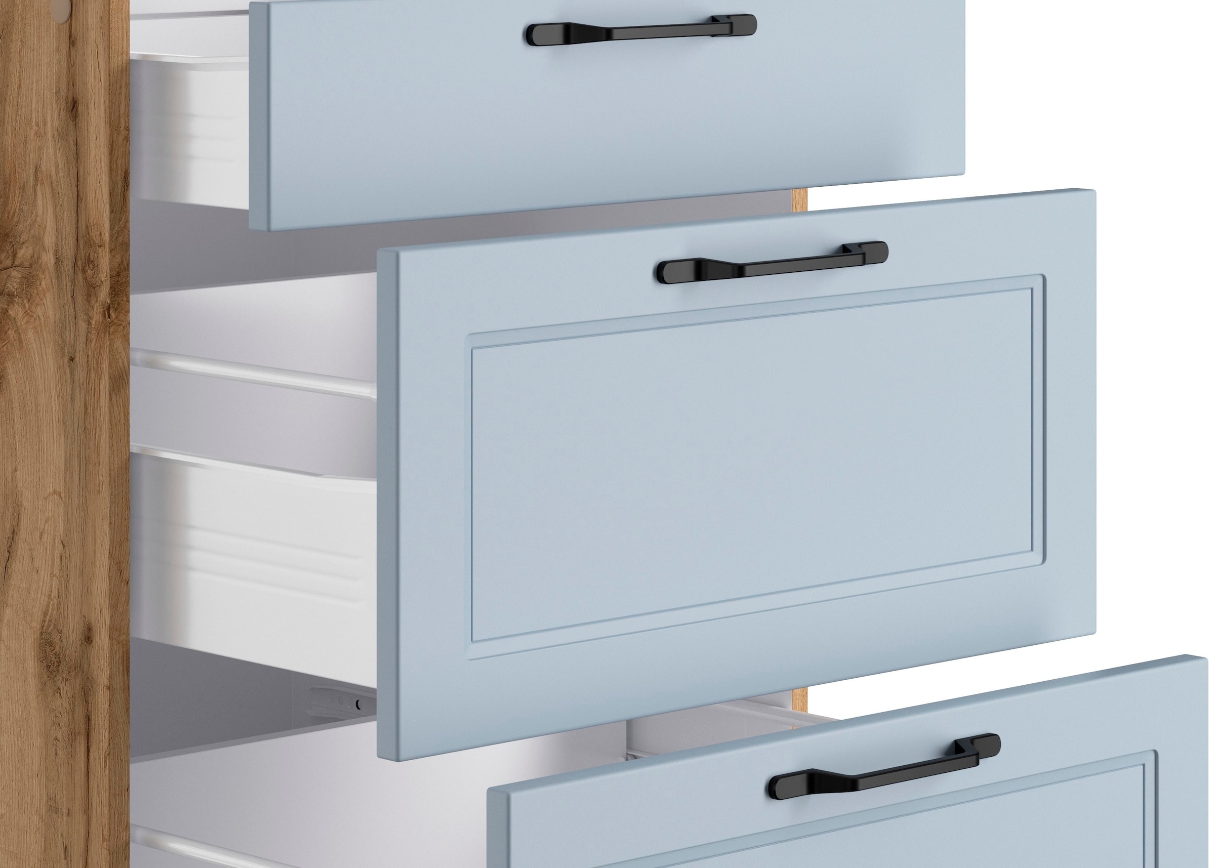 KOCHSTATION Winkelküche »KS-Lana« Stellbreite 240/240 cm, wahlweise mit und ohne E-Geräte