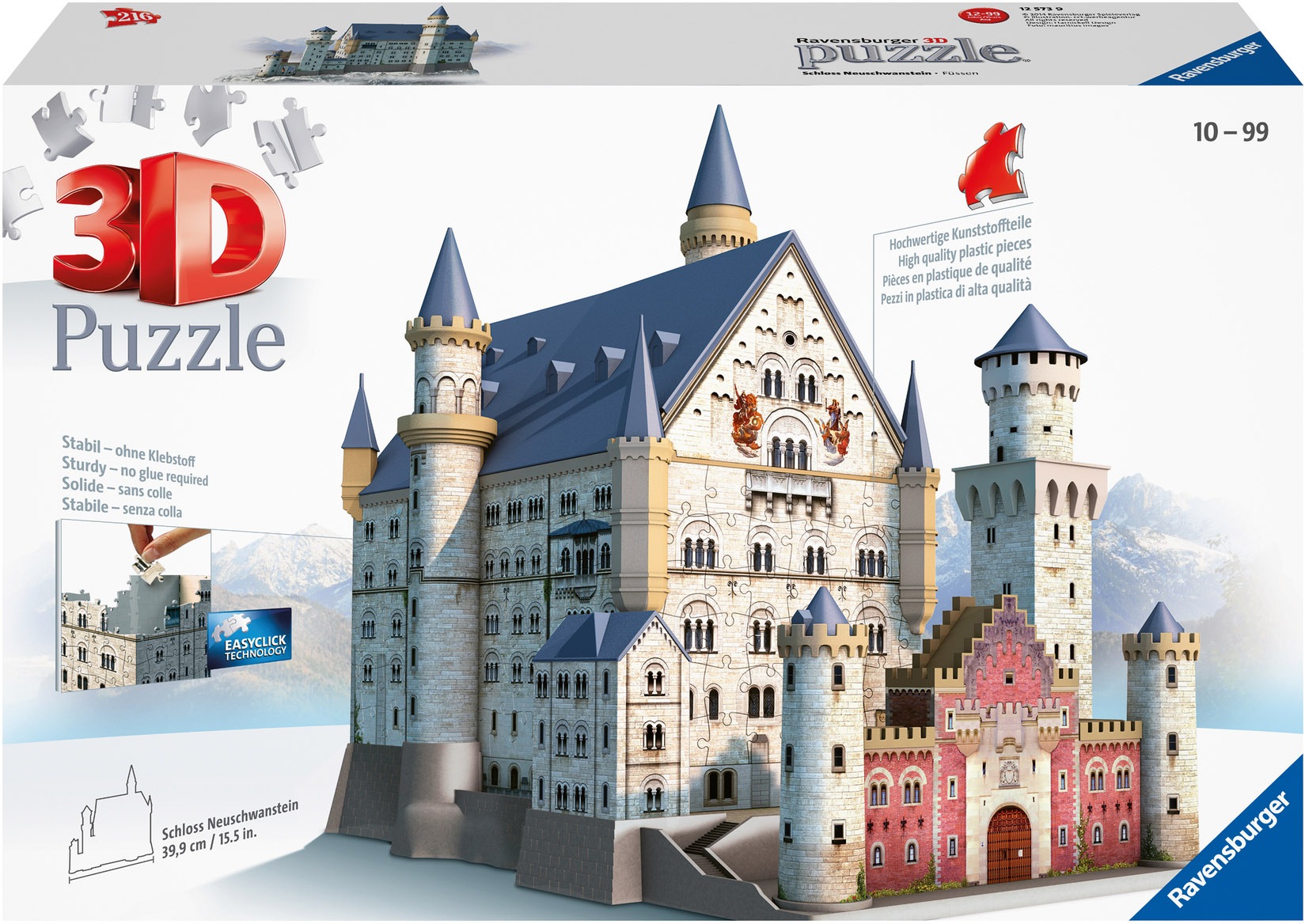 Ravensburger 3D-Puzzle »Schloss Neuschwanstein«, Made in Europe, FSC® - schützt Wald - weltweit