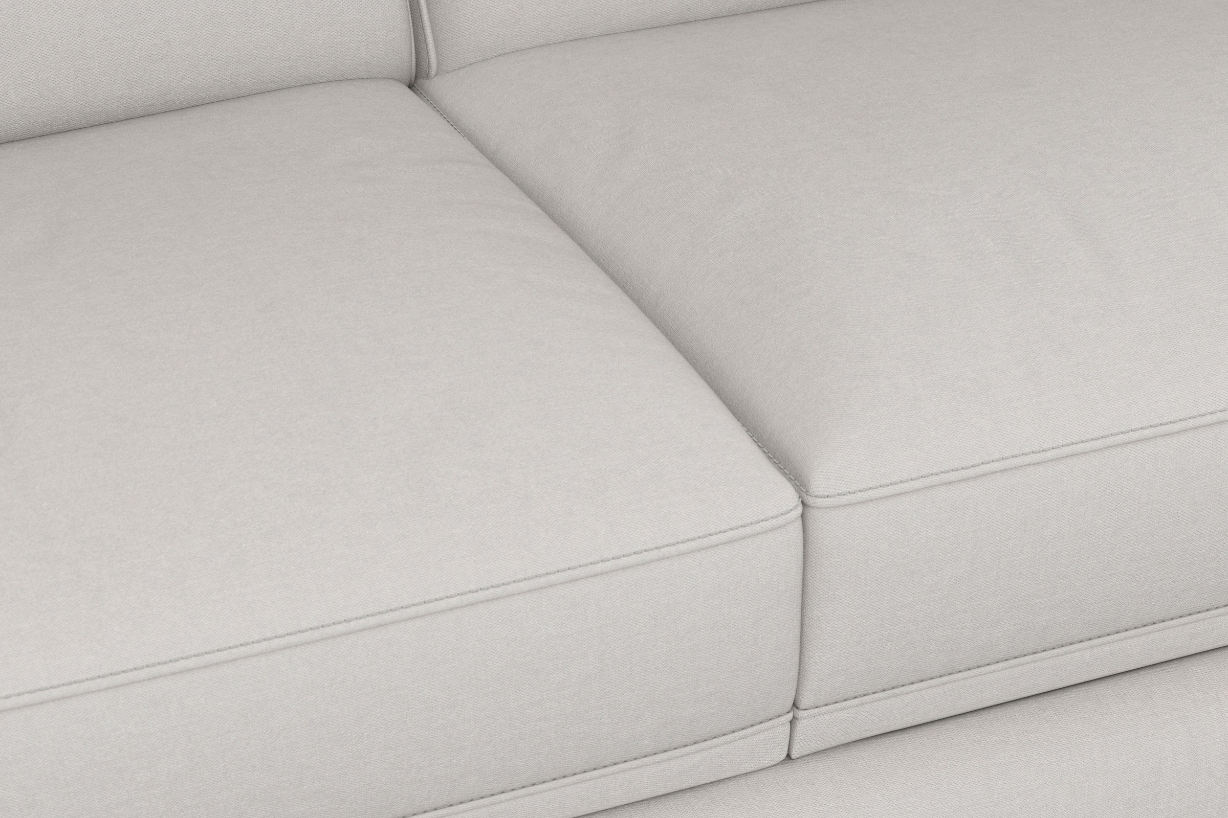 sit&more Ecksofa »Dundee L-Form«, mit Federkern und Edelstahlfüßen, wahlweise mit Kopfteilverstellung
