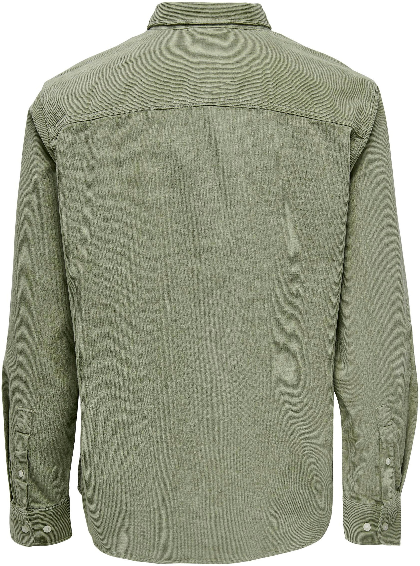 ONLY & SONS Langarmhemd »OS ONSALP RLX 2PKT WASHD COR«