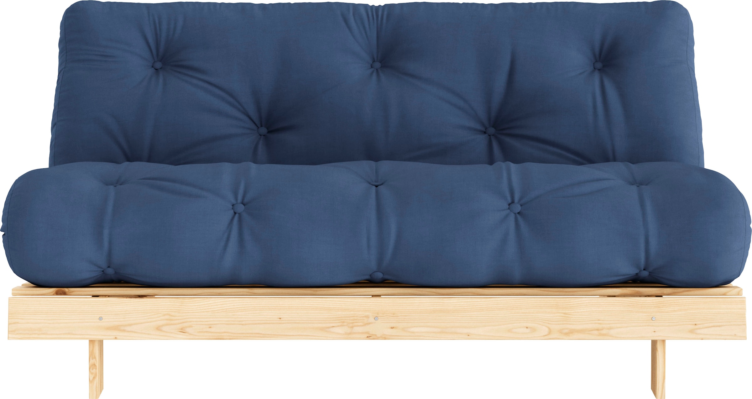 Karup Design Schlafsofa »Roots 160«, (2 St.), Mit Holzstruktur, inkl. Futonmatratze, Liegefläche 160x200 cm