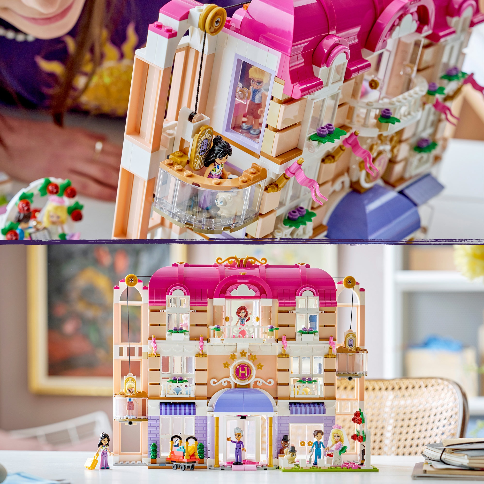 LEGO® Konstruktionsspielsteine »Das Grandhotel von Heartlake City (42704), LEGO Friends« Made in Europe